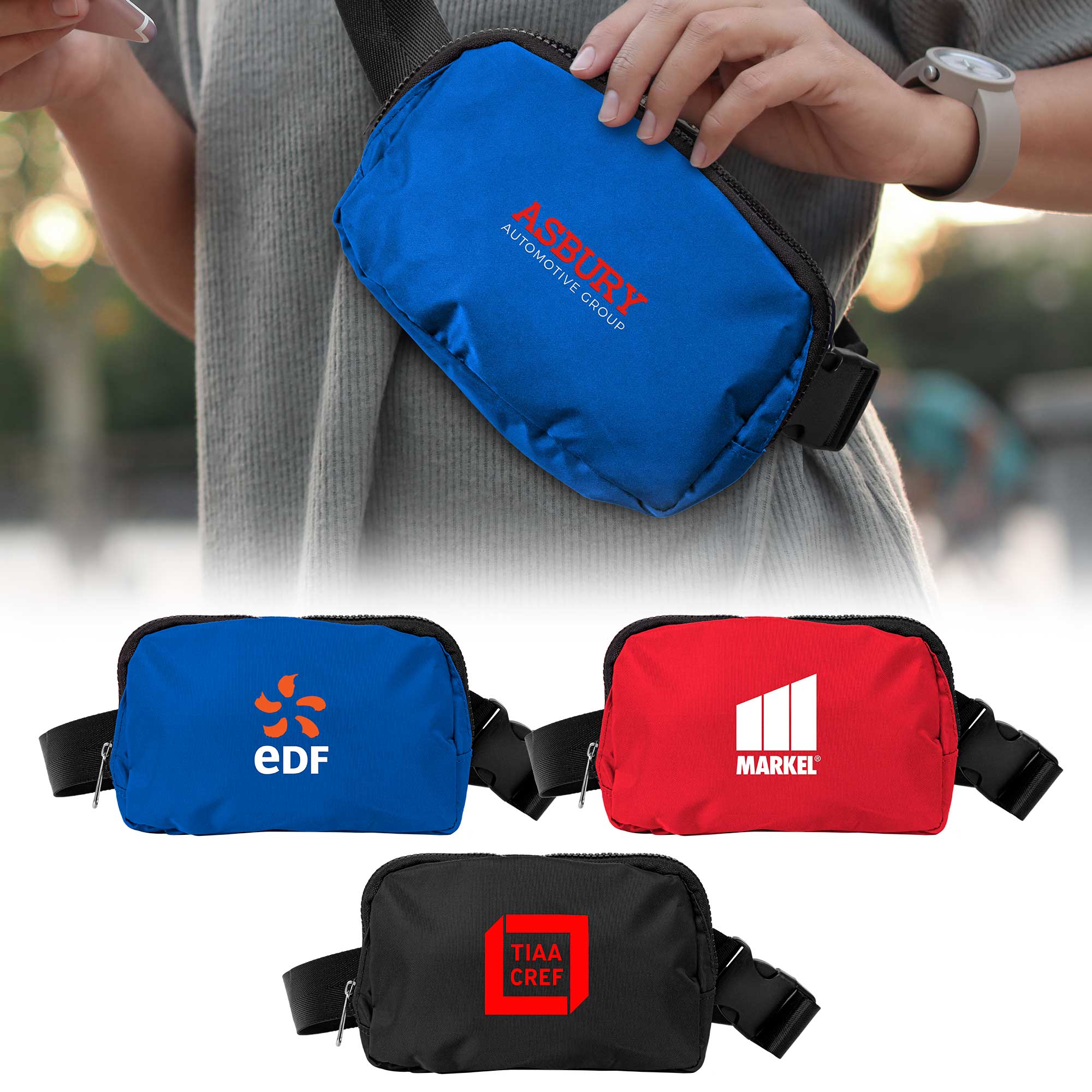 Durable Soft Nylon Travel Hip Pack 3