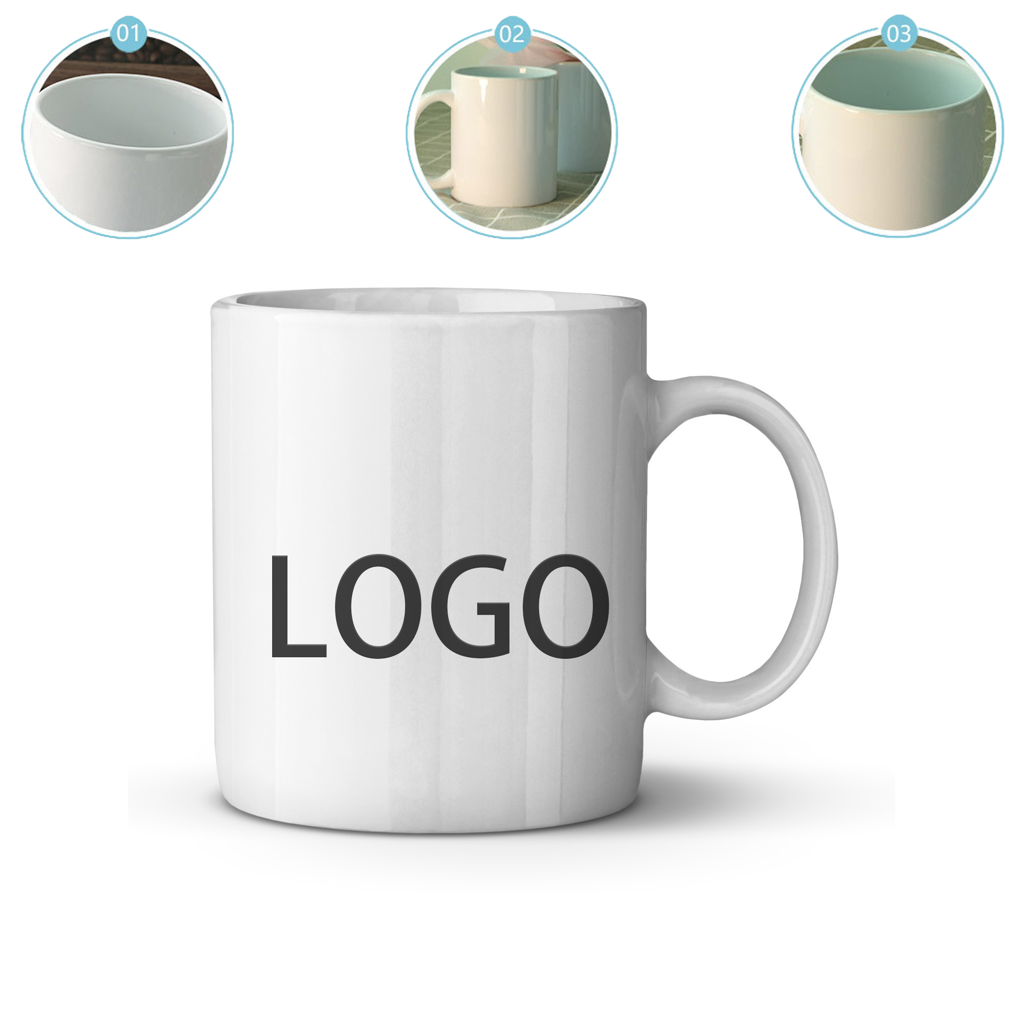 11oz Heat Transfer Custom Ceramic Mug 2