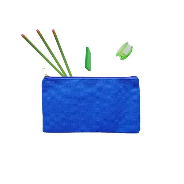 Canvas Pencil Pouch Zipper Closure 3