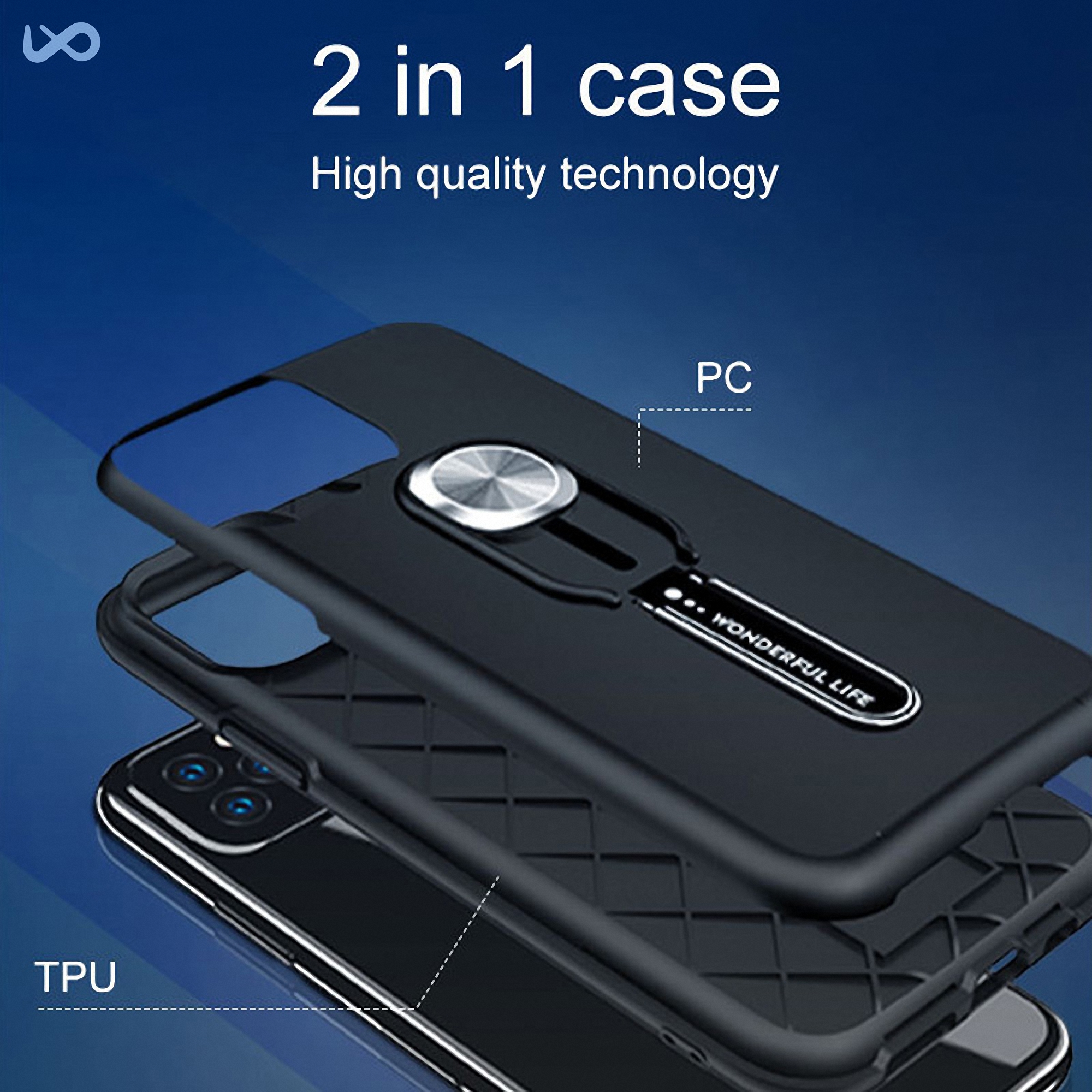 Shockproof Hard Plastic Phone Case 2