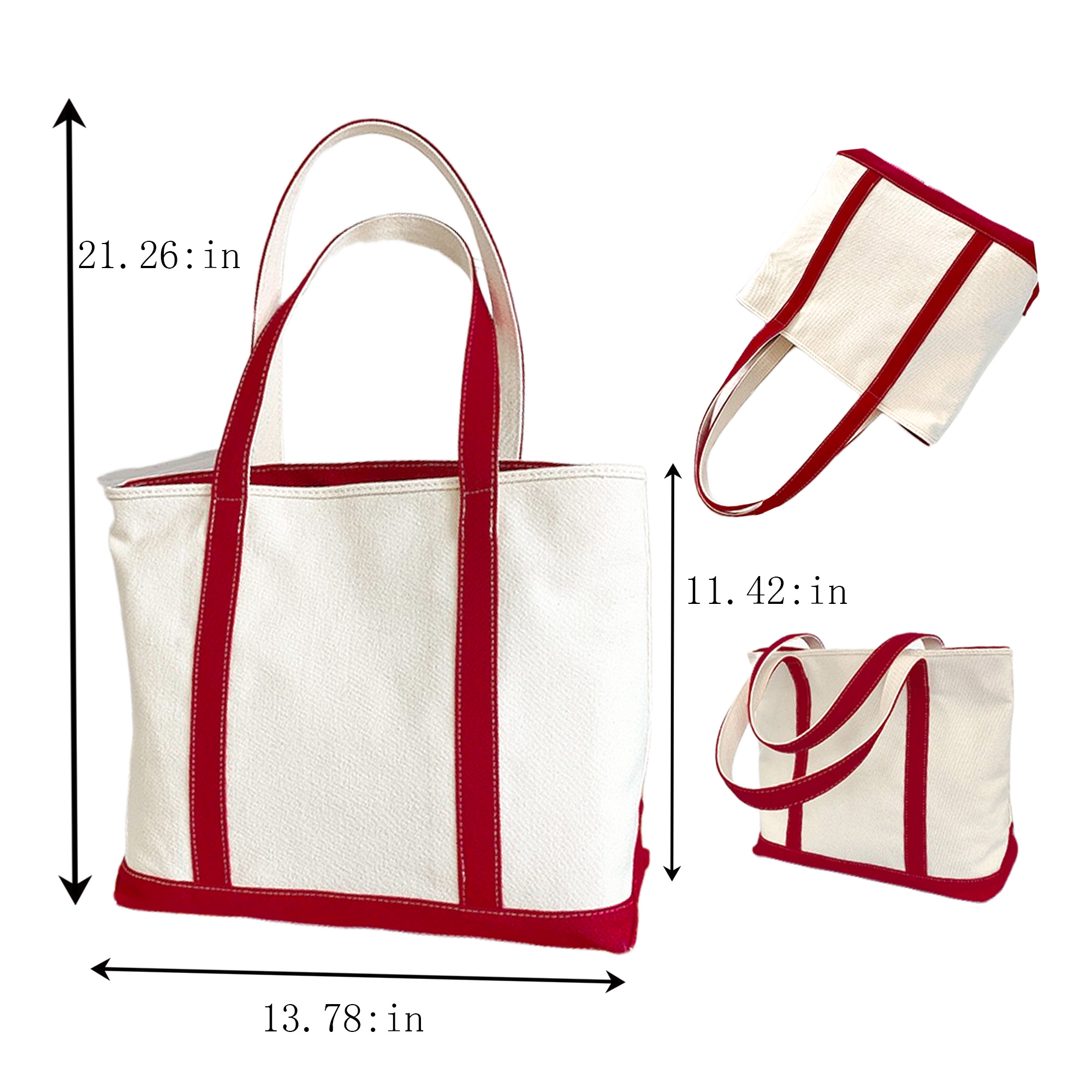 Versatile Daily Canvas Tote Bag 3