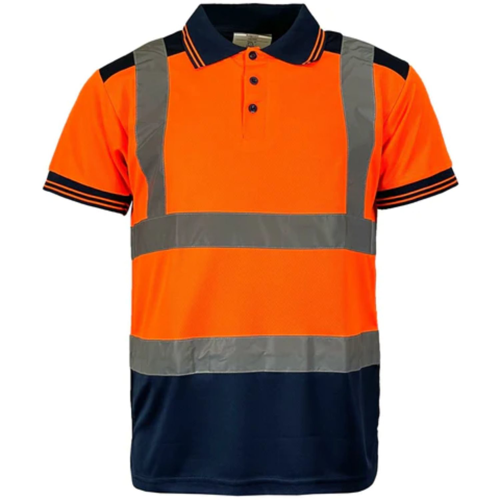 VISIPRO Short Sleeve Reflective Colorblock Safety Polo - 8