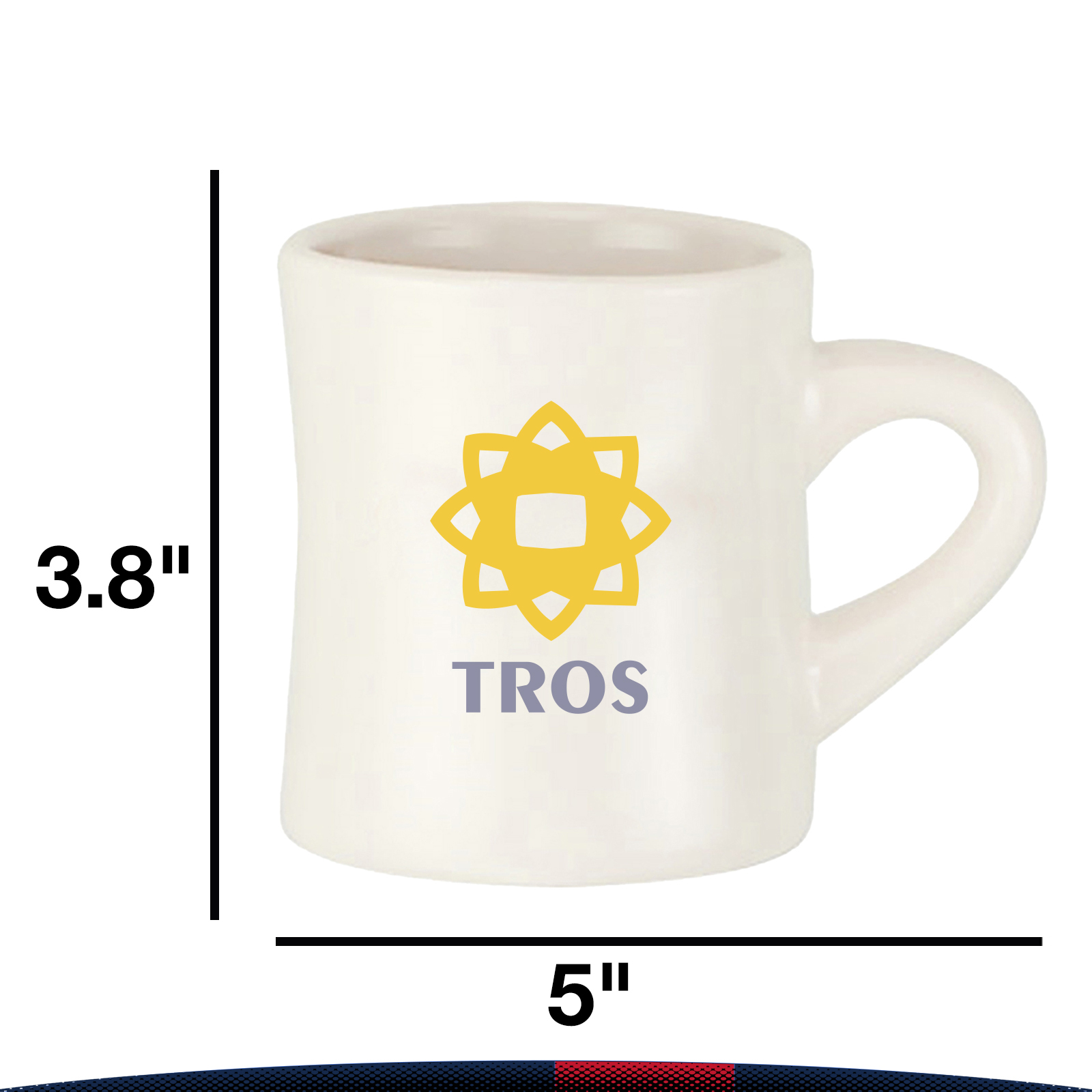 11 oz. Thick Handle Dinner Mugs 3