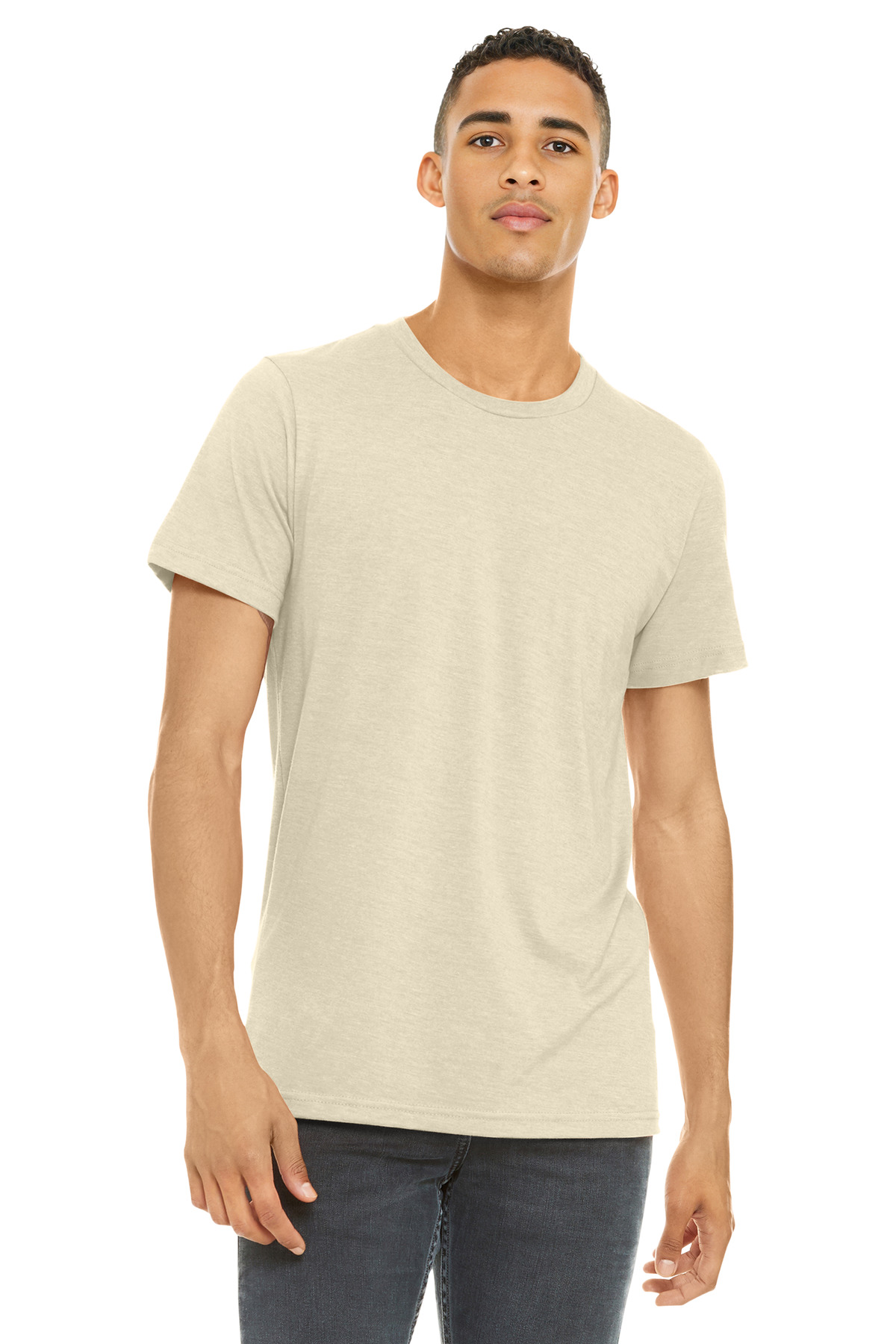 BELLA+CANVAS Unisex Heather CVC Short Sleeve Tee. BC3001CVC 281