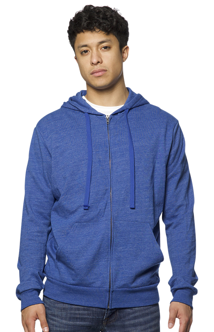 Unisex eco Triblend French Terry Full Zip Hoodie 6