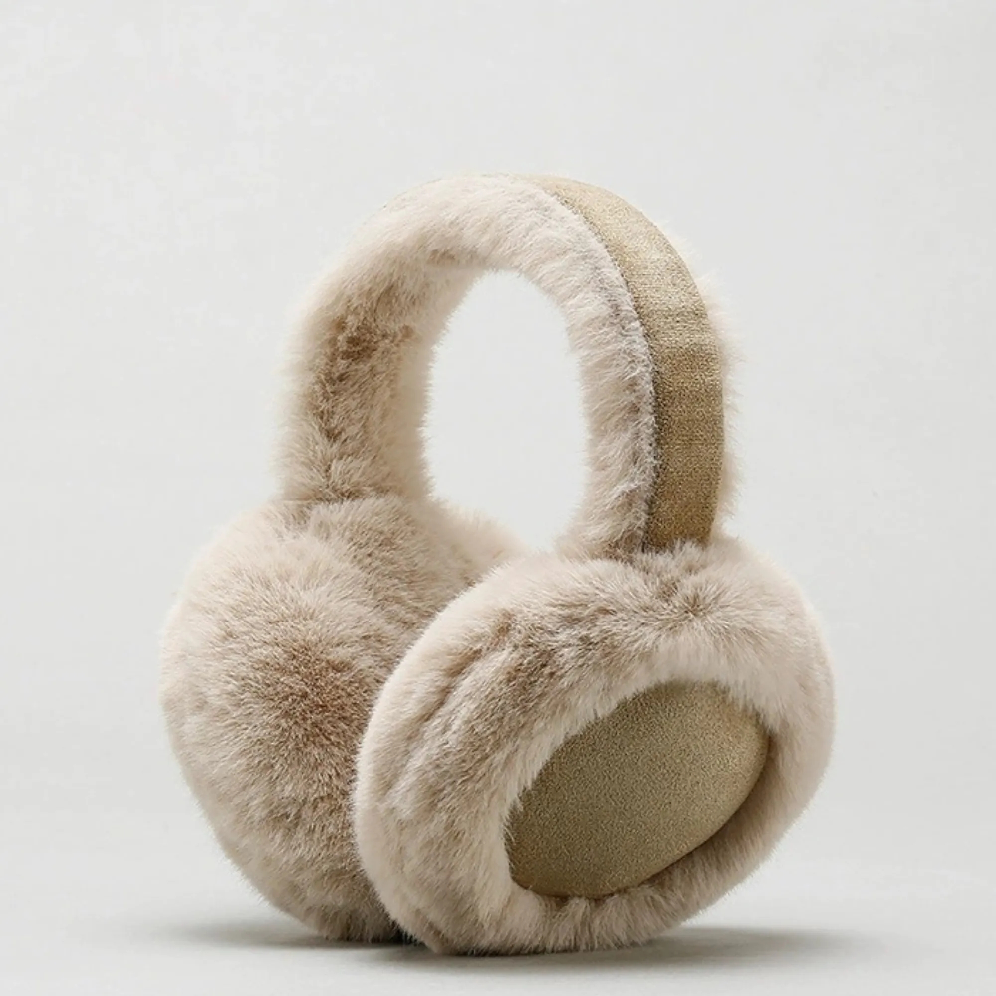 Womens Winter Plush Earmuffs Ear Warmers Foldable 6