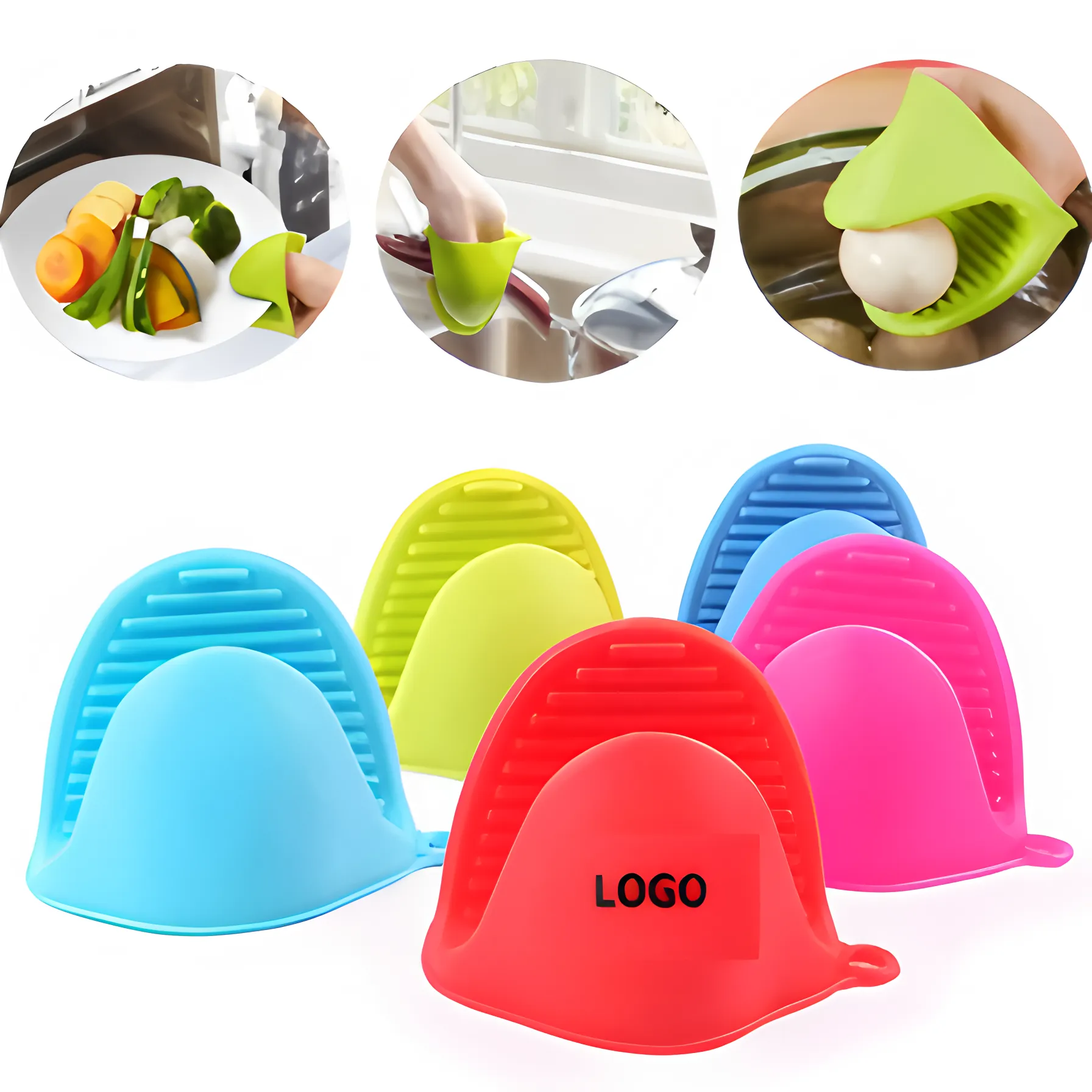 Non-Stick Silicone Baking Oven Glove Grip 6