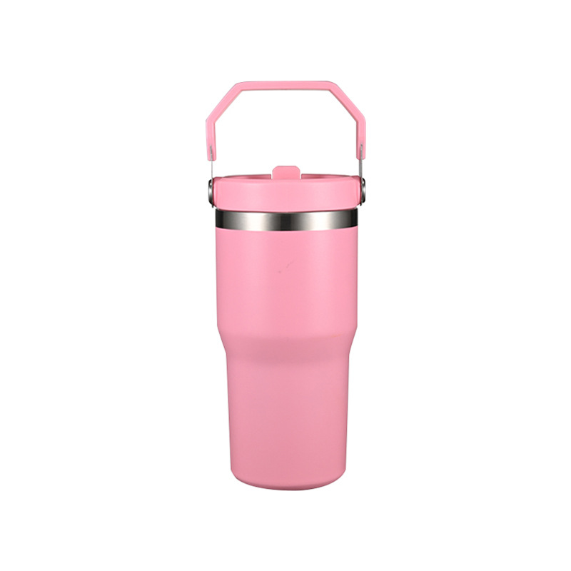 20 Oz. Vacuum Tumbler w/ Handle & Flip Straw Lid 4