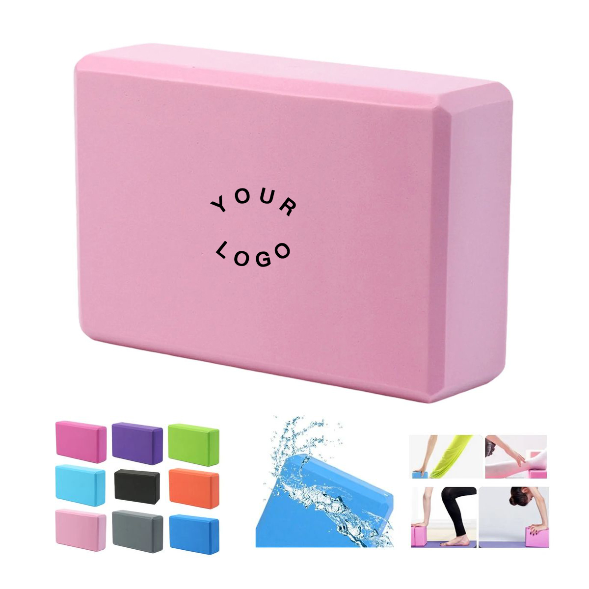 High Density Yoga Block for Support and Balance 8