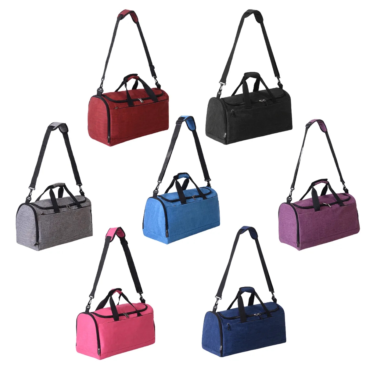 Short-Trip Custom Wet-Dry Gym Duffel with Large Capacity 5