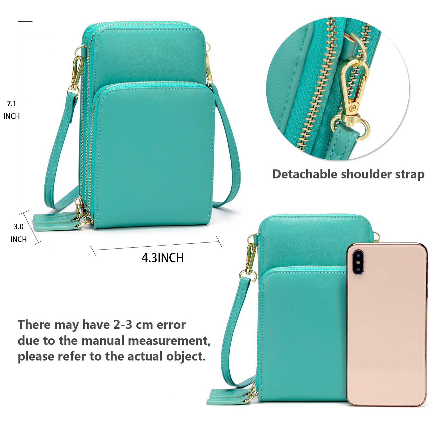 PU Small Crossbody Cell Phone Bag 4