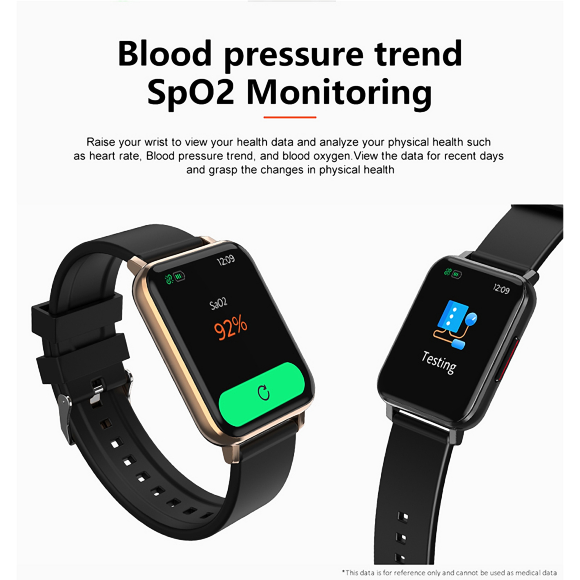 1.22" Waterproof Fitness Smartwatch 3