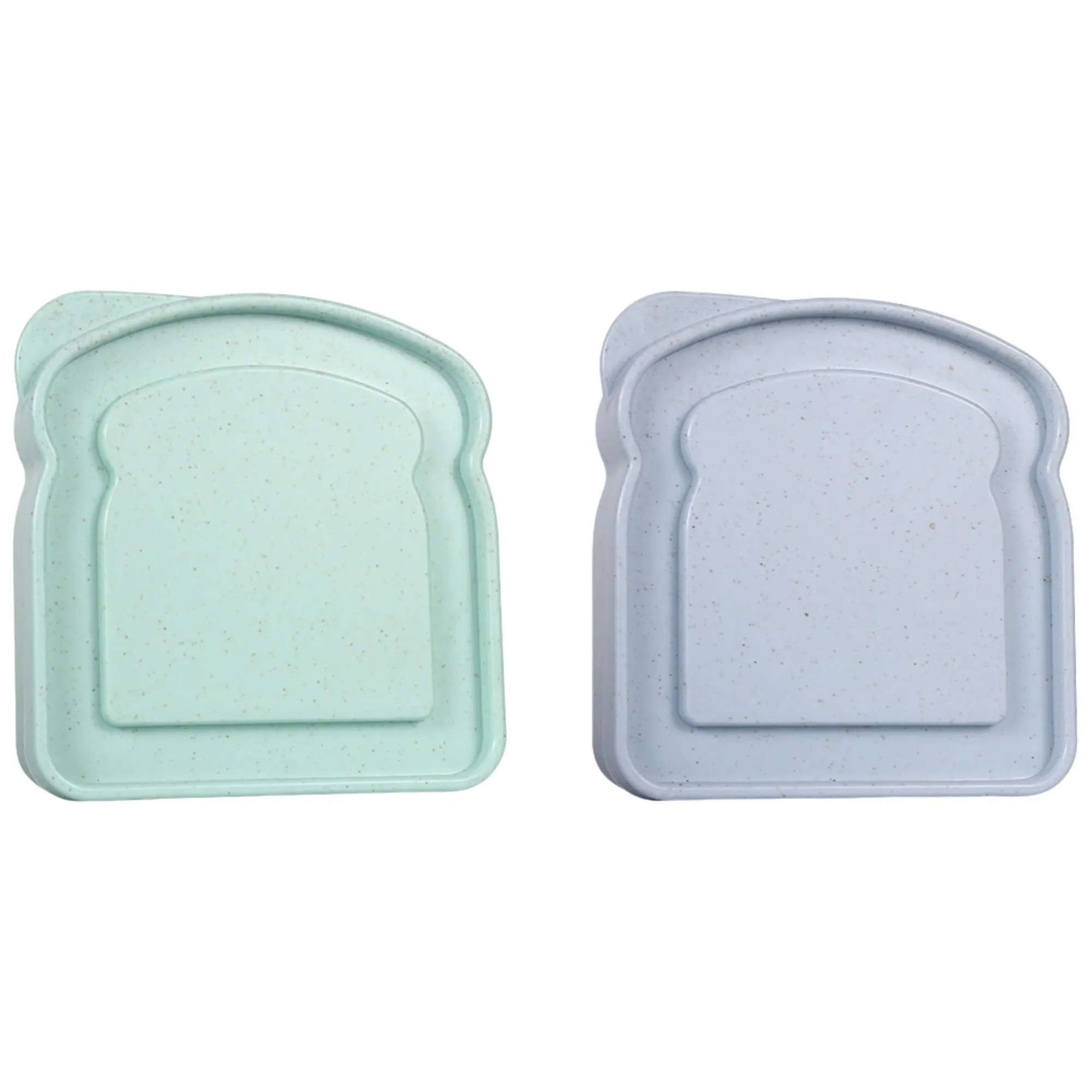 Wheat Straw Sandwich Box, Portable Fresh-Keeping Bento 5