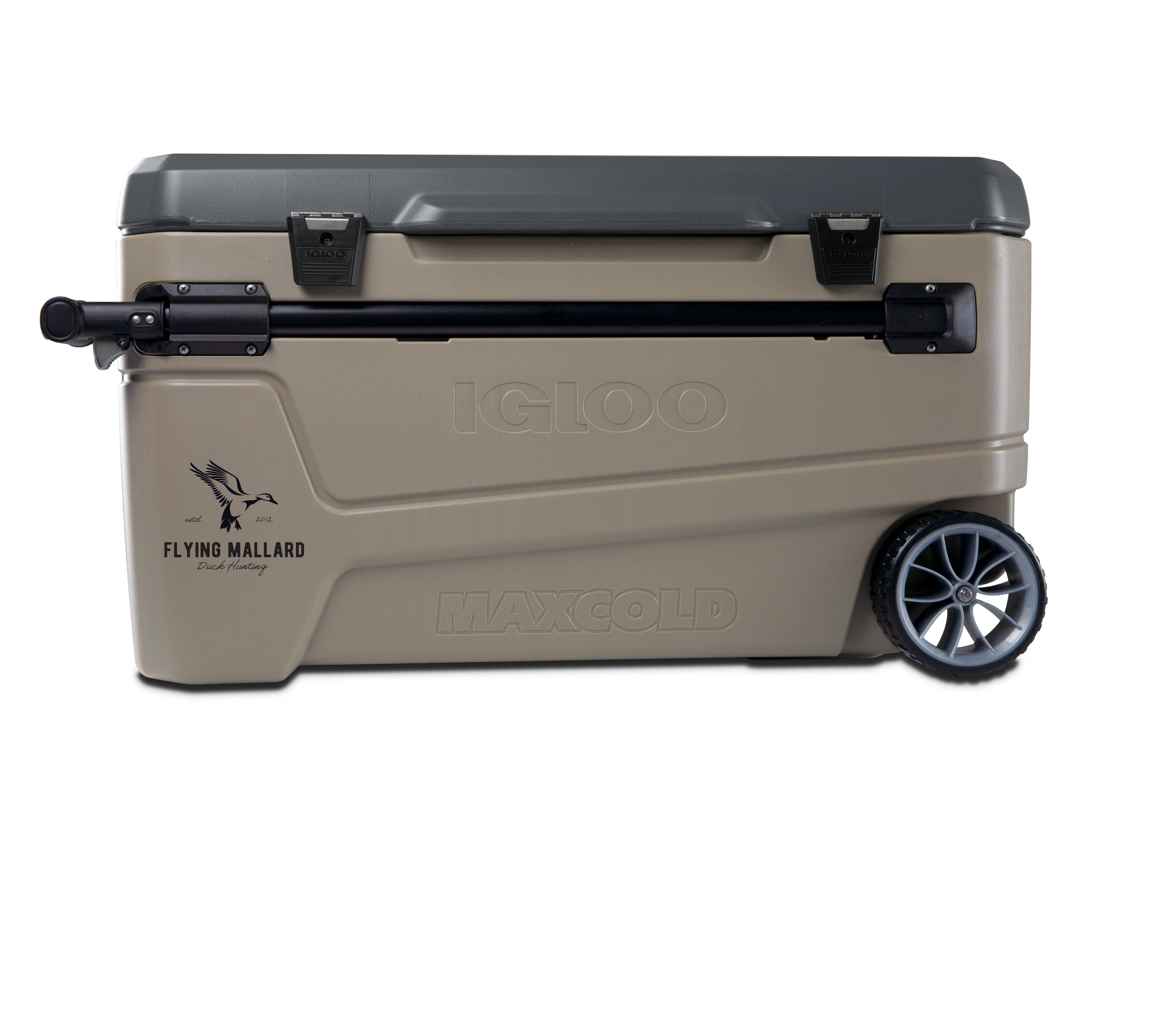 IGLOO SPORTSMAN SUNSET GLIDE 110 QT BLANK* COOLER (Sandstone/Carbonite)