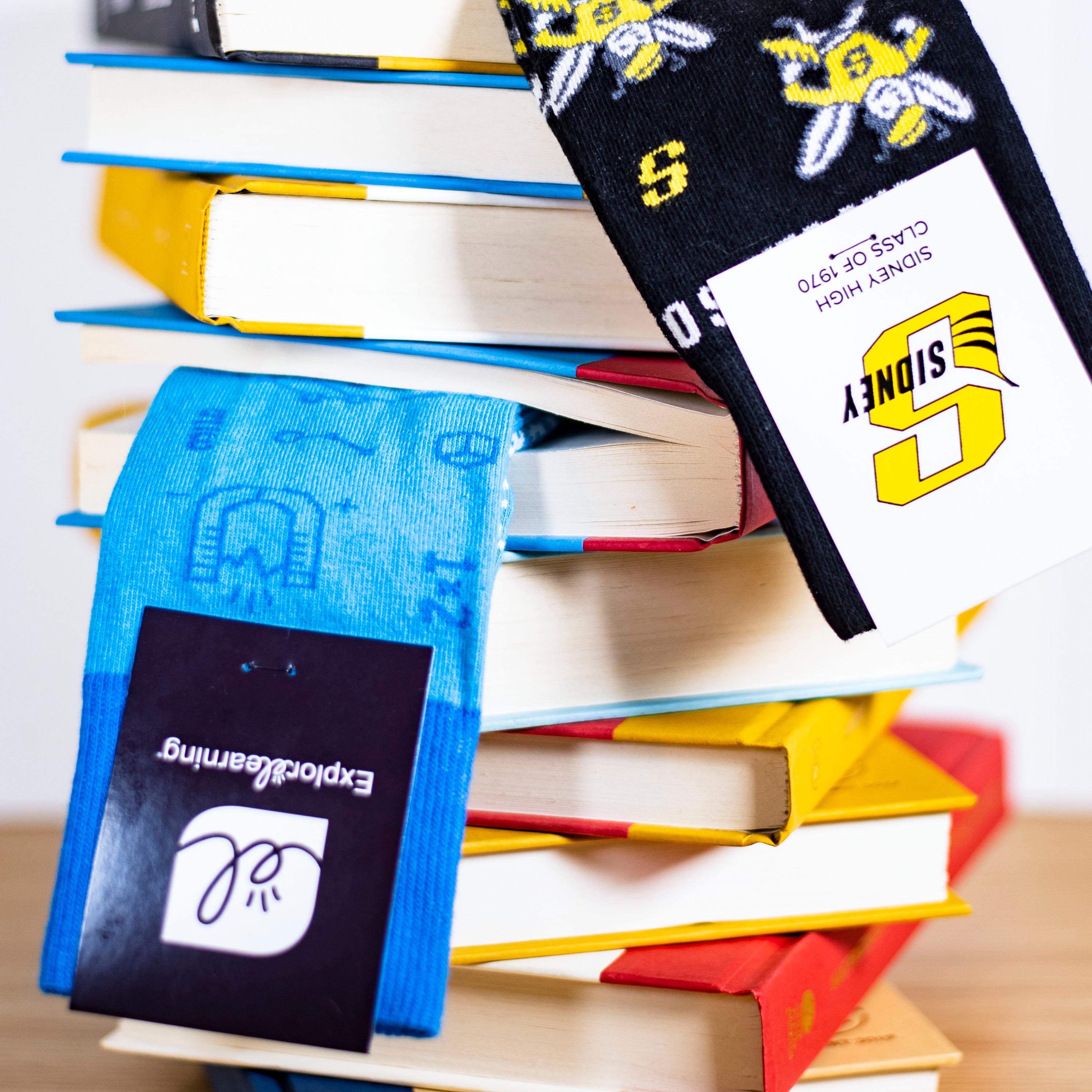 Crew Book Club Socks - Literary-Inspired Footwear for Avid Readers - American Made 2