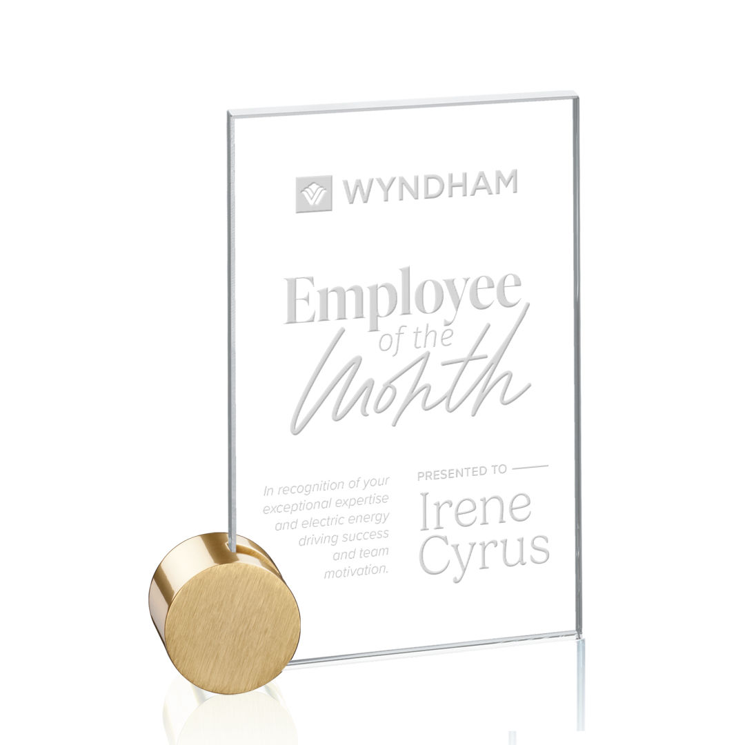 Bermuda Award - Starfire/Gold Circle