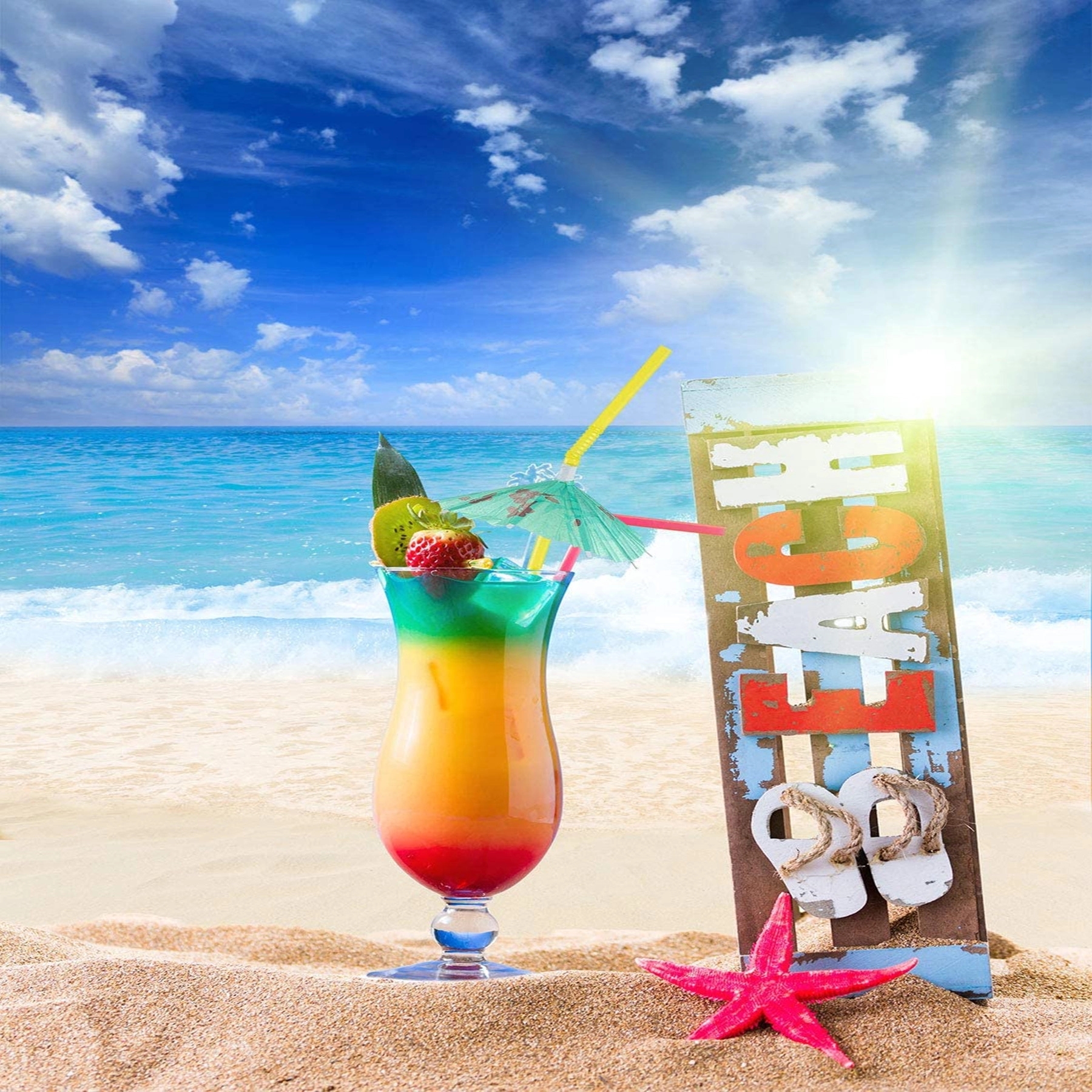 Umbrella Parasol Drinking Straws 2