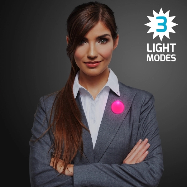 Frosted blinking circle clips 18