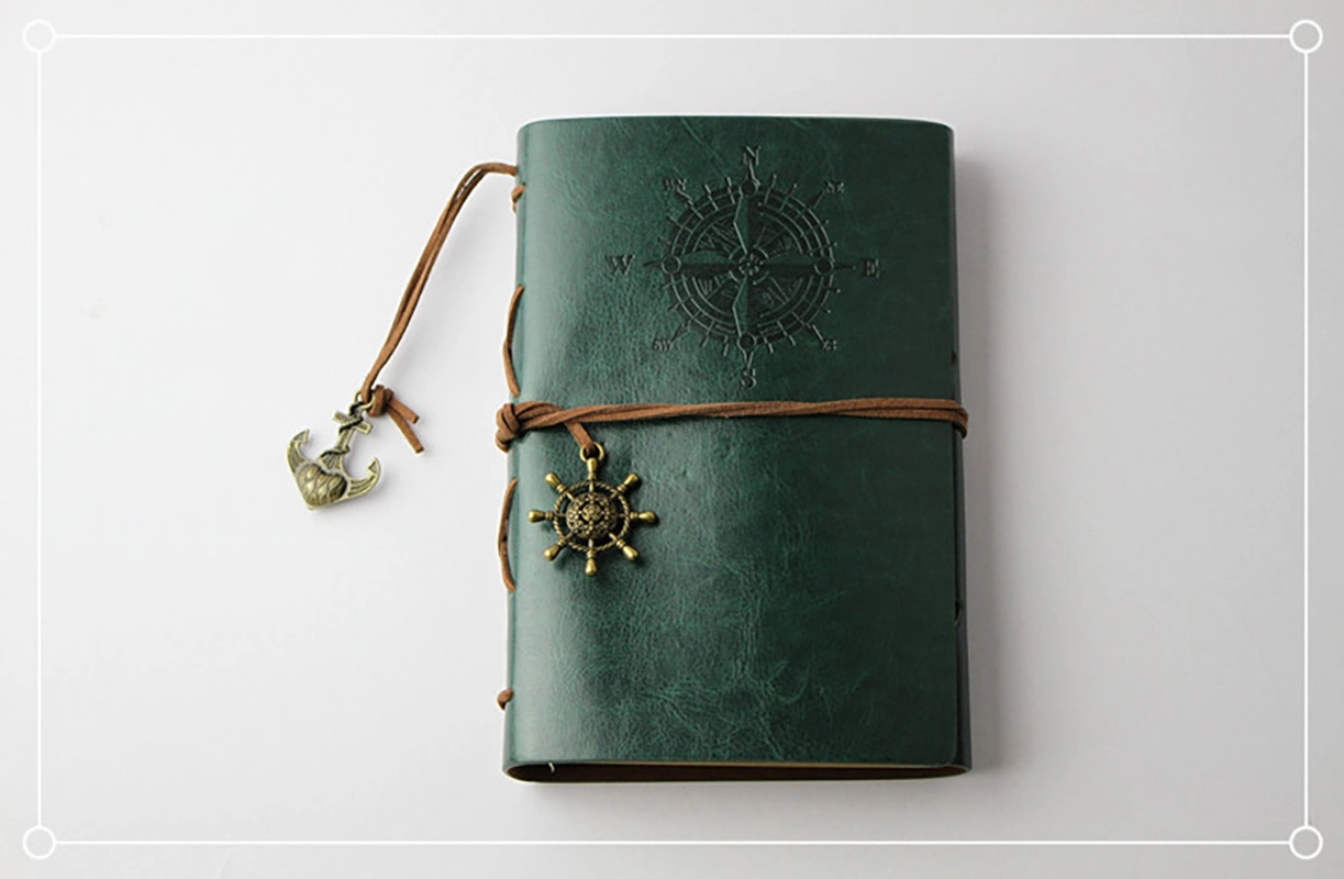 Vintage Journal Travel Notebook Loose-Leaf Diary 16
