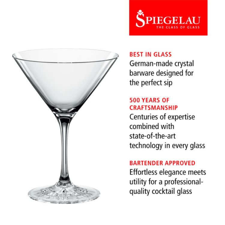 Spiegelau 5.8 oz Perfect Cocktail Glass, set of 4 3