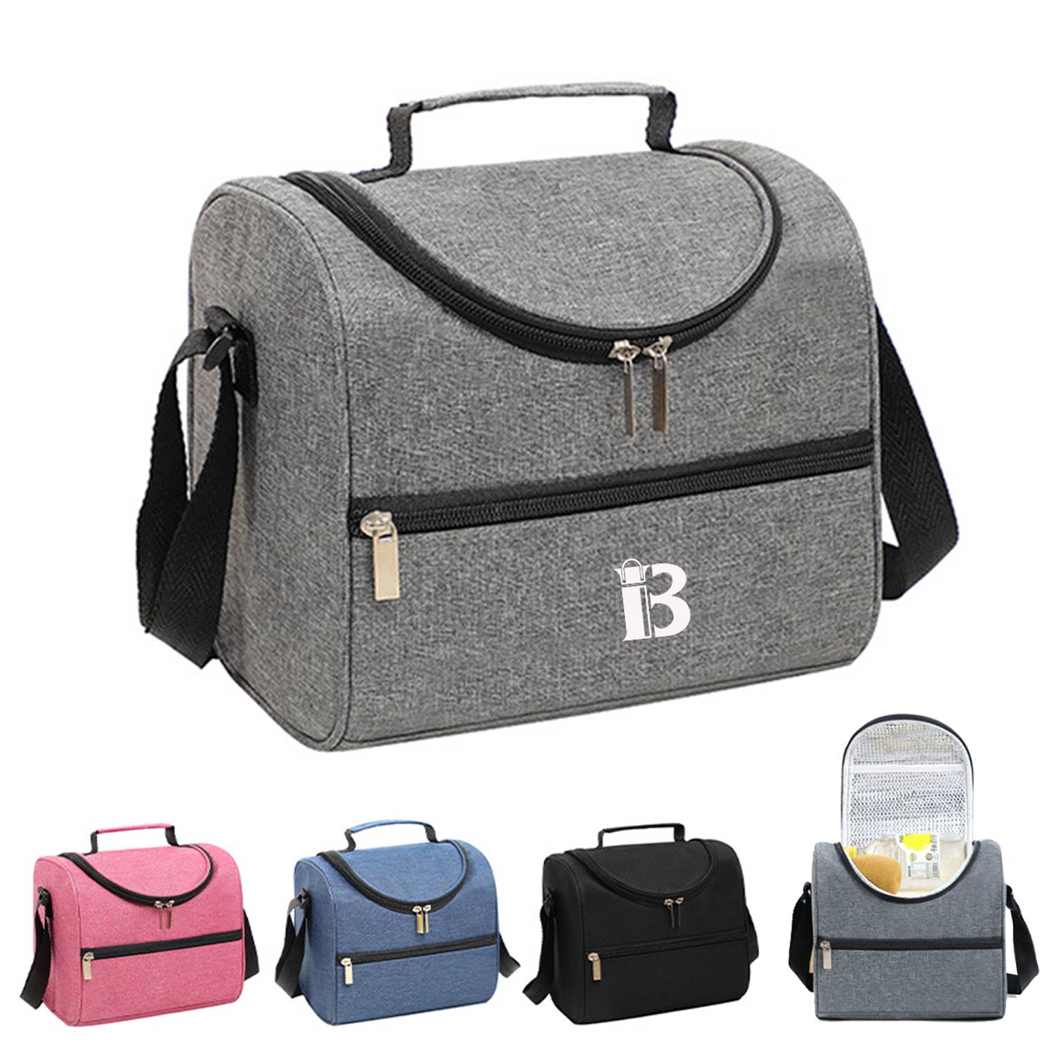 Crossbody Portable Insulated Lunch Bag 2