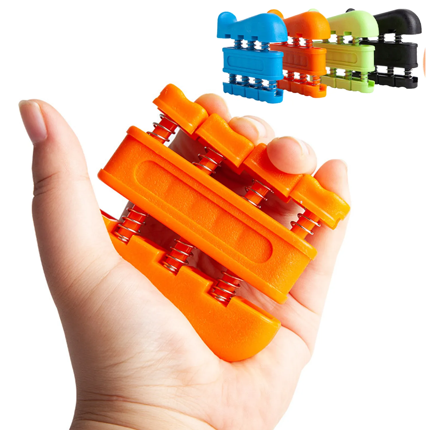 Colorful Finger Strengthener Exerciser/Hand Grip Workout Equ 3