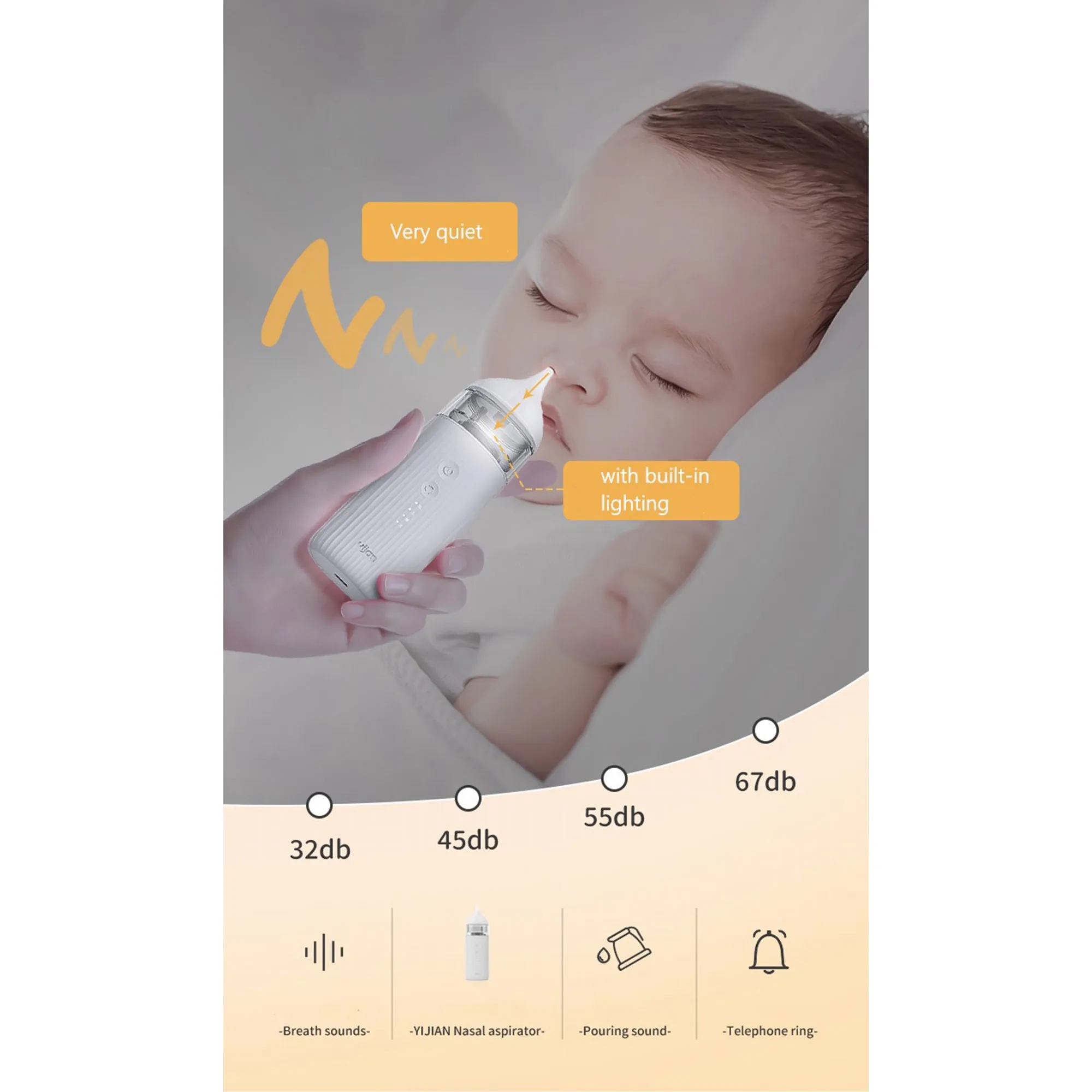 Baby Nasal Aspirator Waterproof 3