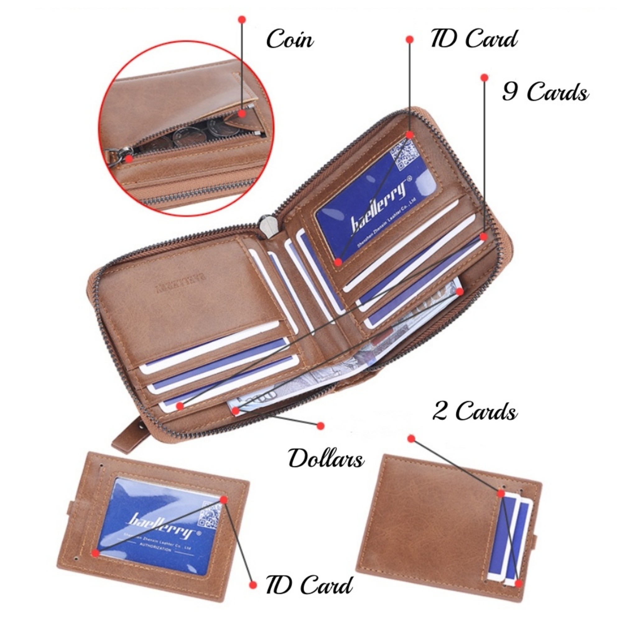 Men's Faux Leather Wallet 4