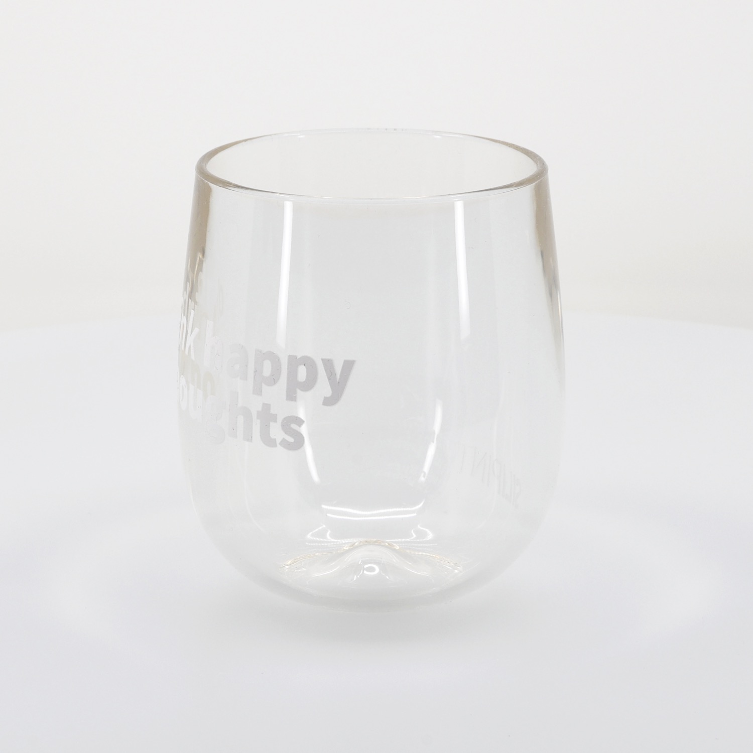 Silipint® Clear Stemless Wine Glass - 12 oz. 36
