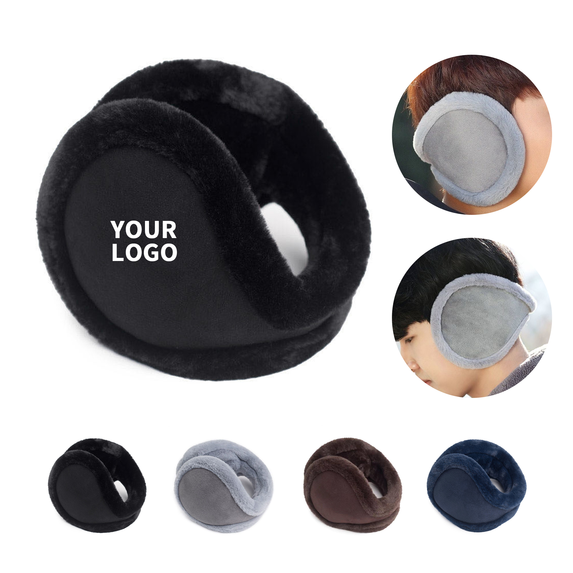 Fleece Ear Warmer With Adjustable Wrap Design 2