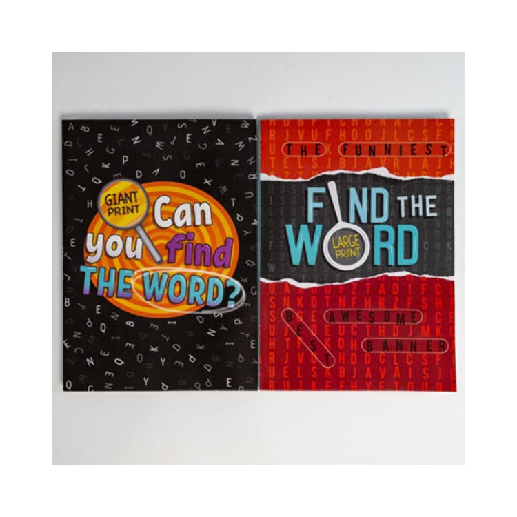 Word Find Books - Giant Print Two Titles 2