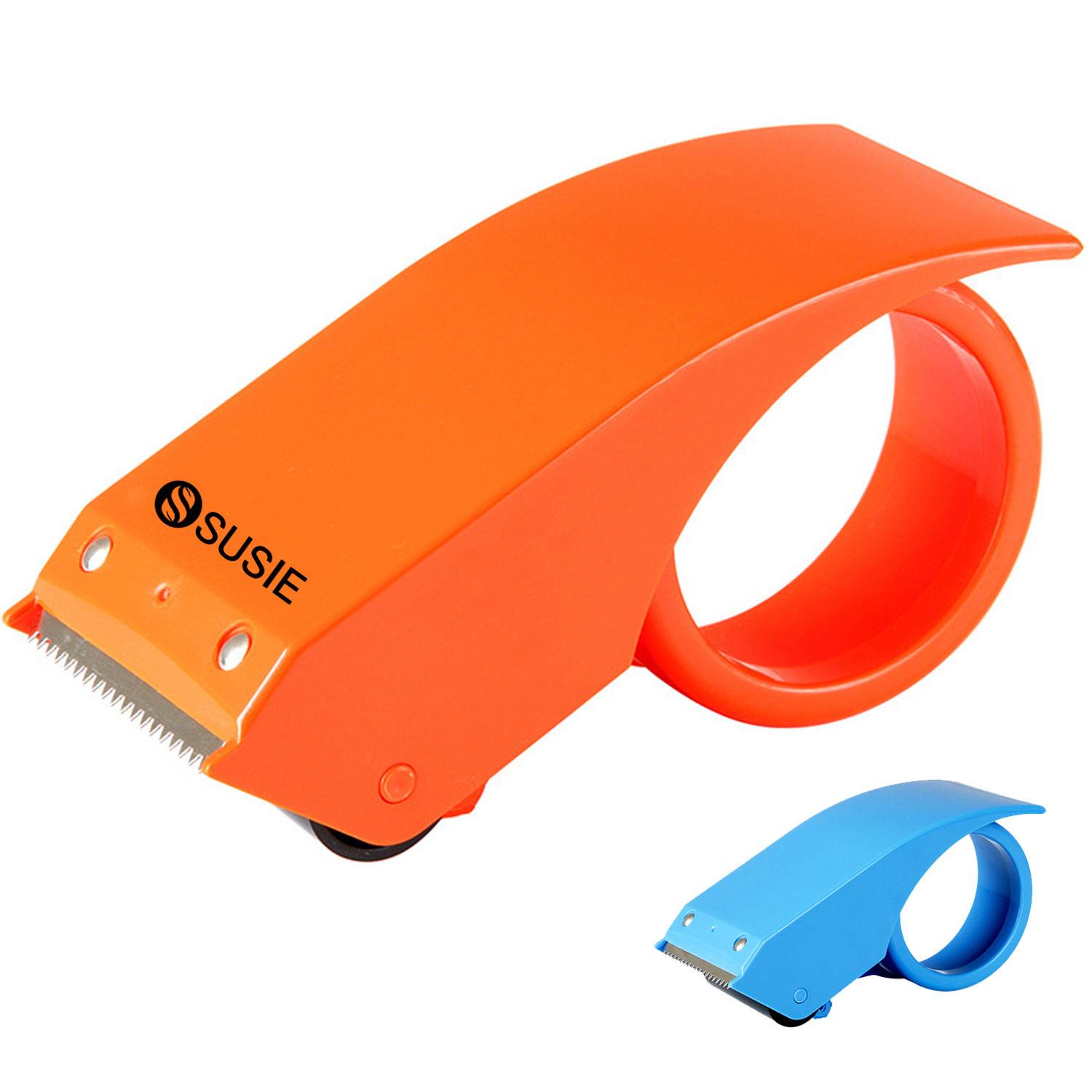 48mm Plastic Portable Tape Dispenser Sealing Tool w/ Cutter 1