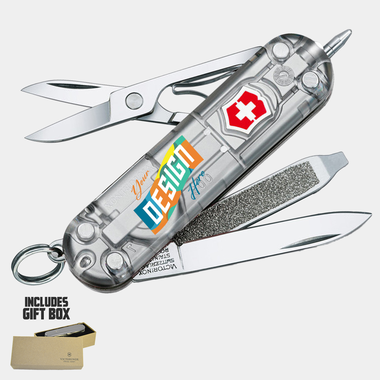 Victorinox® - Swiss Army Signature Lite Silver Tech Swiss Made Knife 1