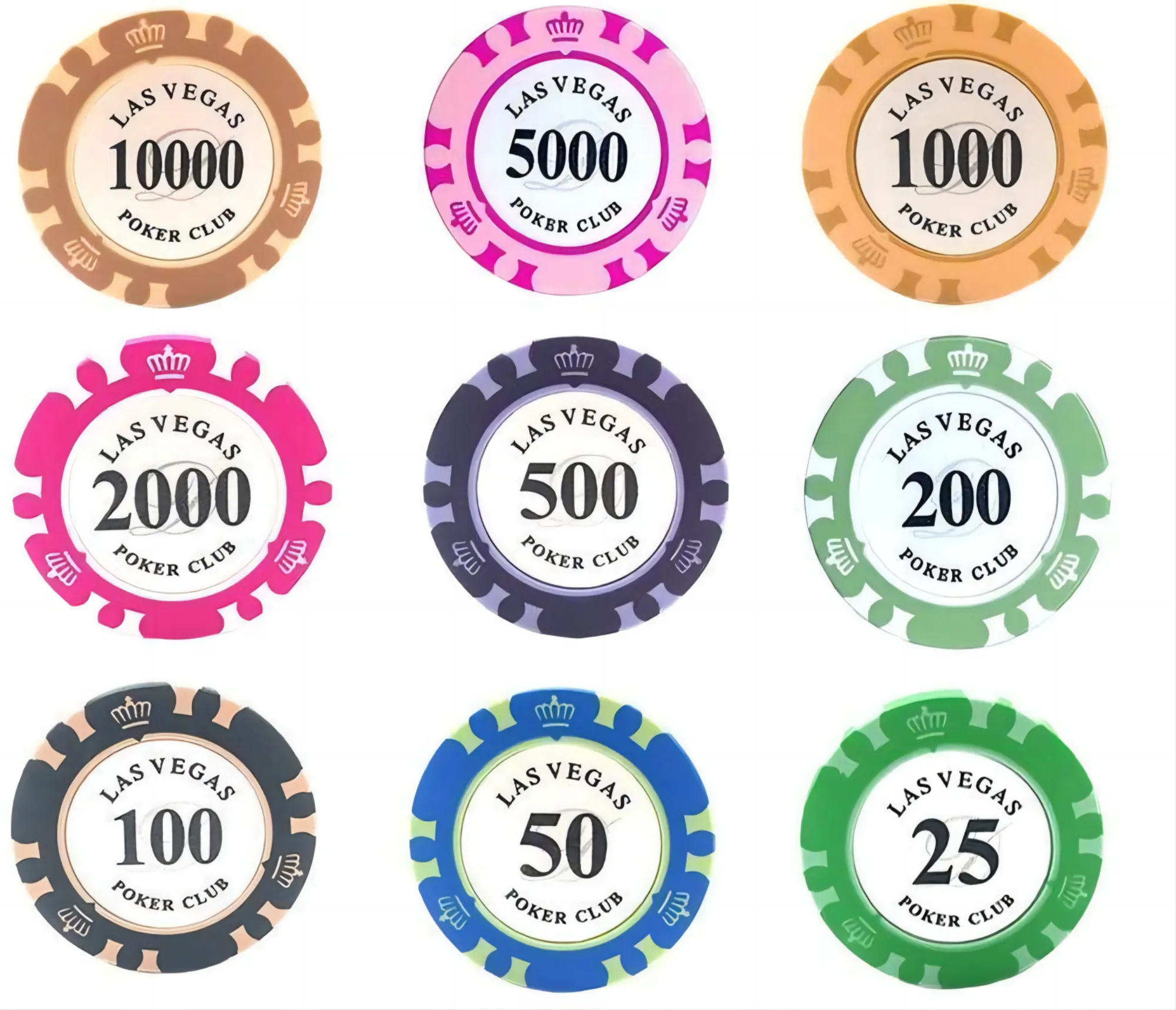 Custom Poker Chip MOQ 100PCS 2
