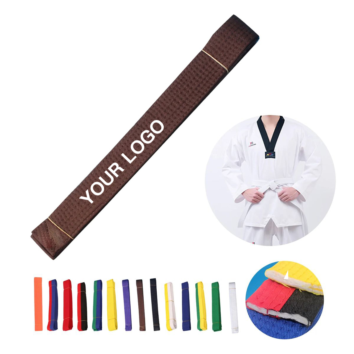 Durable Rank Belt for Taekwondo 2
