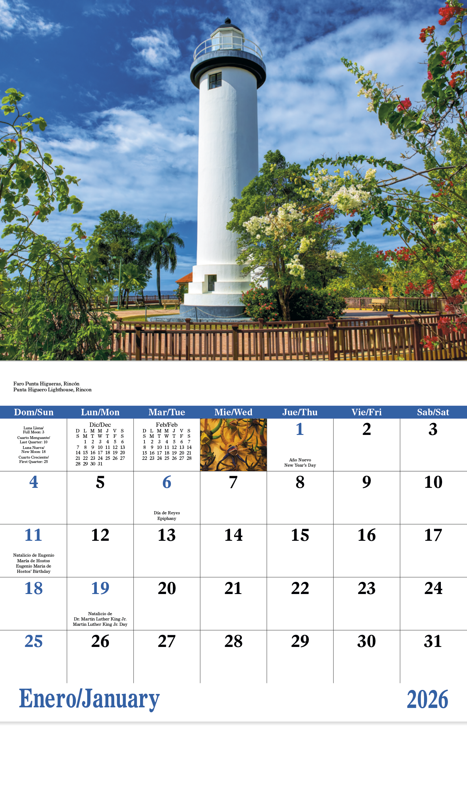 Good Value™ Puerto Rico - Stapled Calendar 44