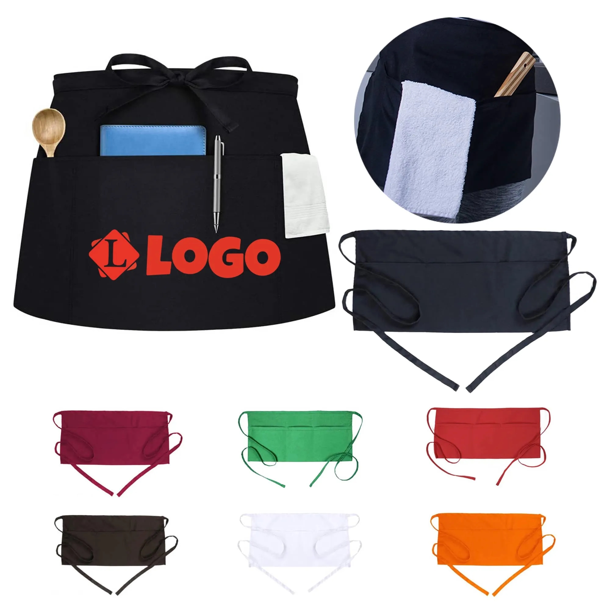 Poly Cotton Short Apron 5