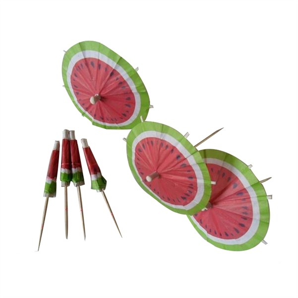 Various Paper Cocktail Toothpick Umbrellas 1