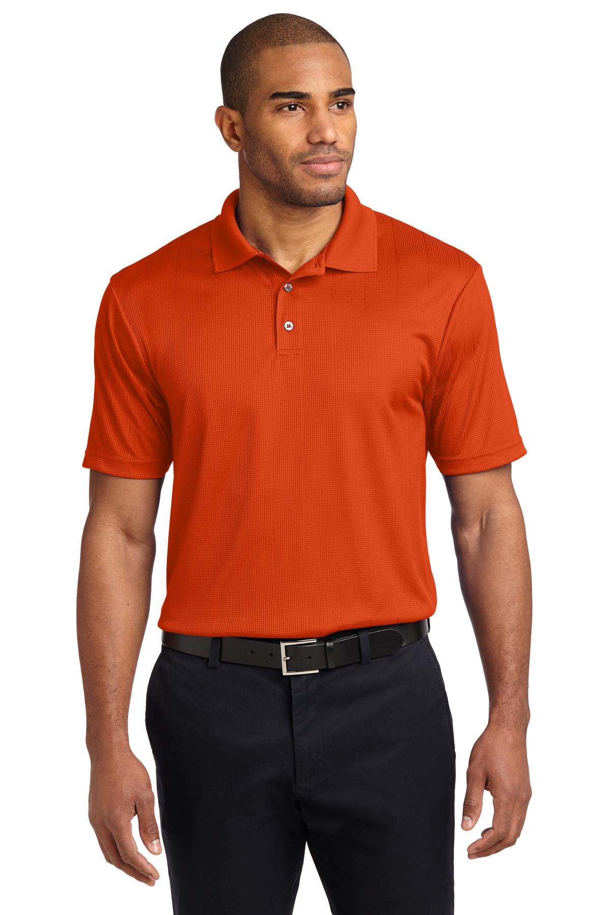 Performance Fine Jacquard Polo