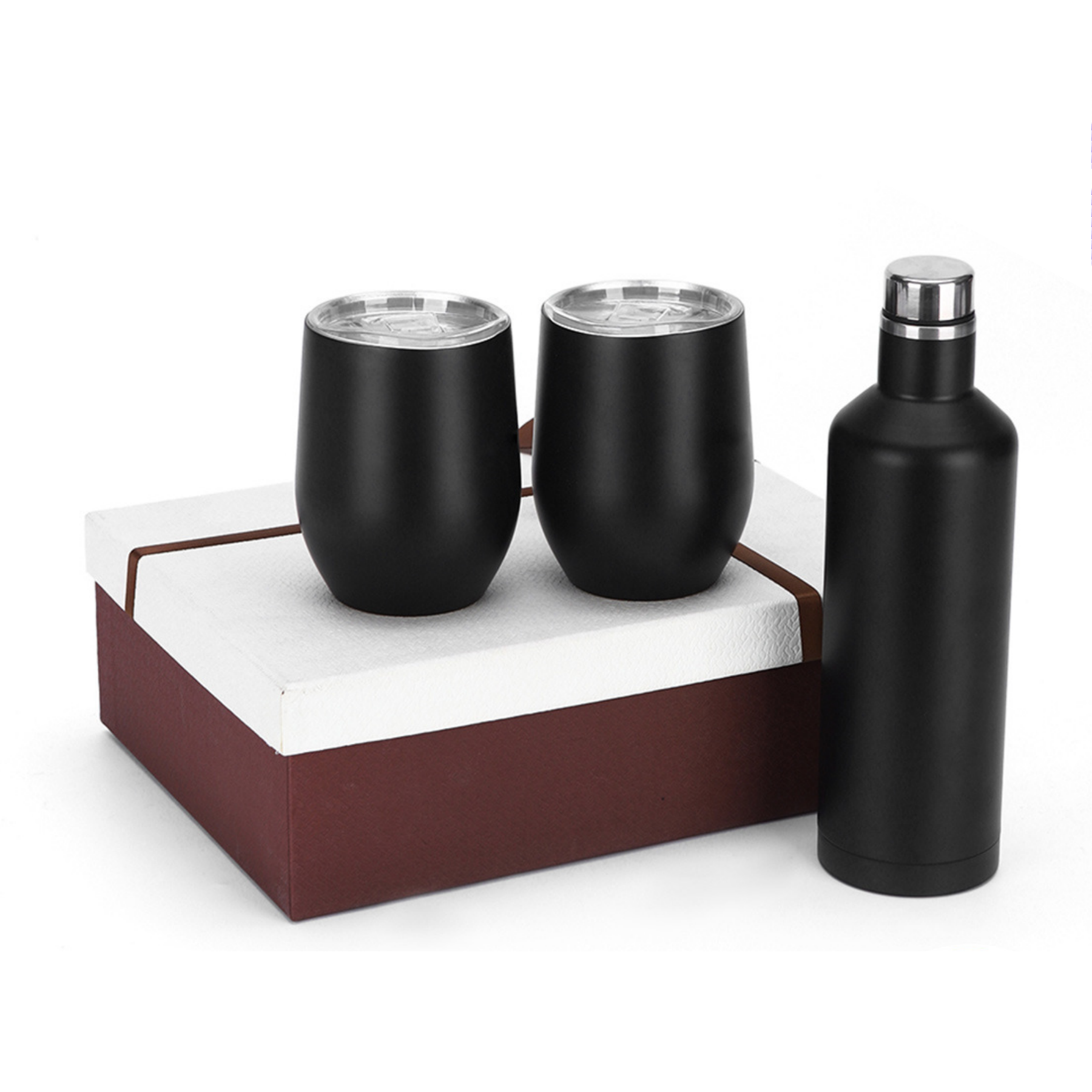 Insulated Wine Tumbler and Bottle Gift Set 7