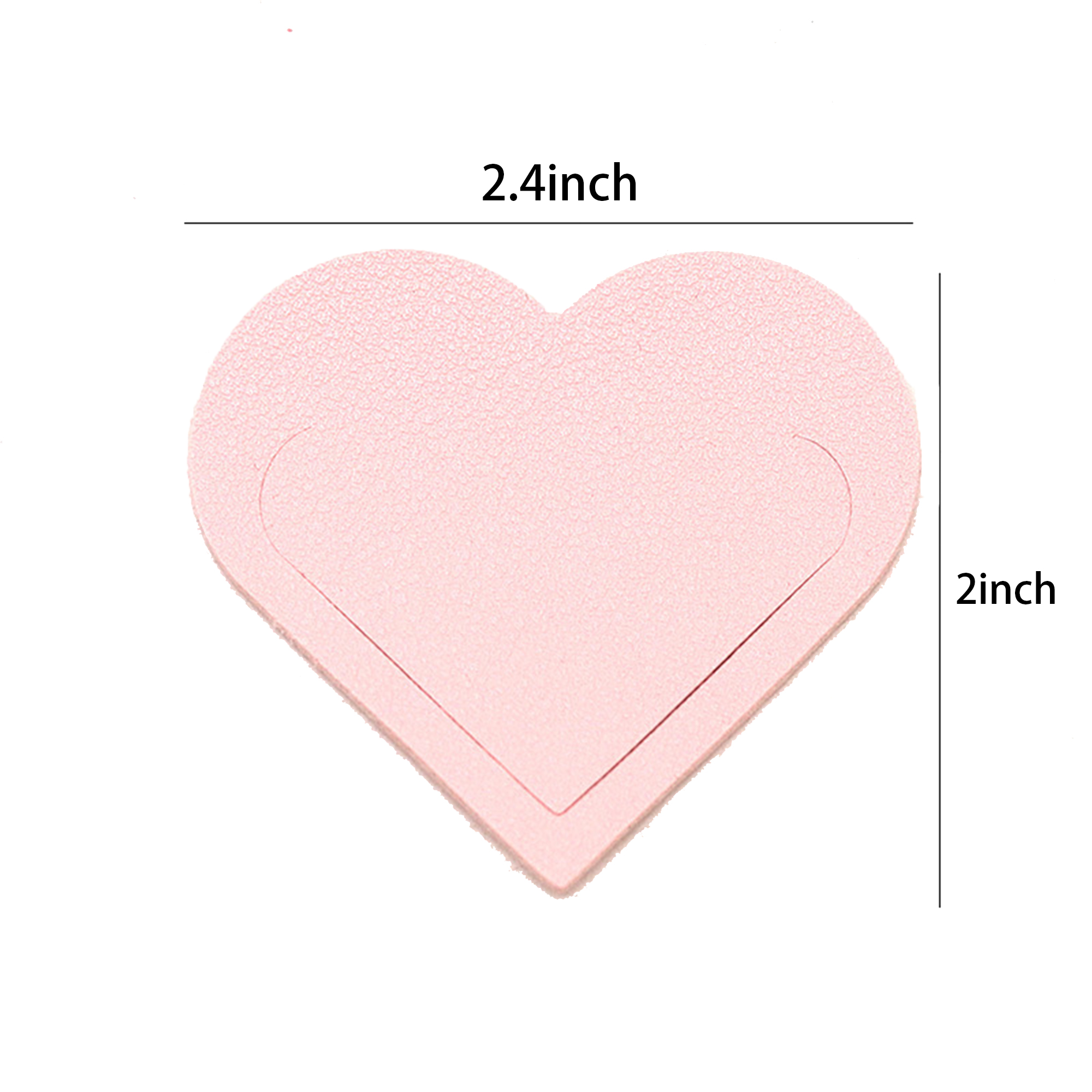 Heart-Shaped PU Leather Bookmark 6