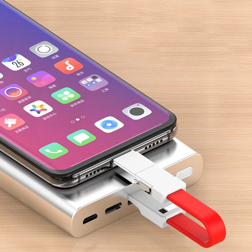 3-in-1 Magnetic USB Charging Cable Data Transfer Keychain 5