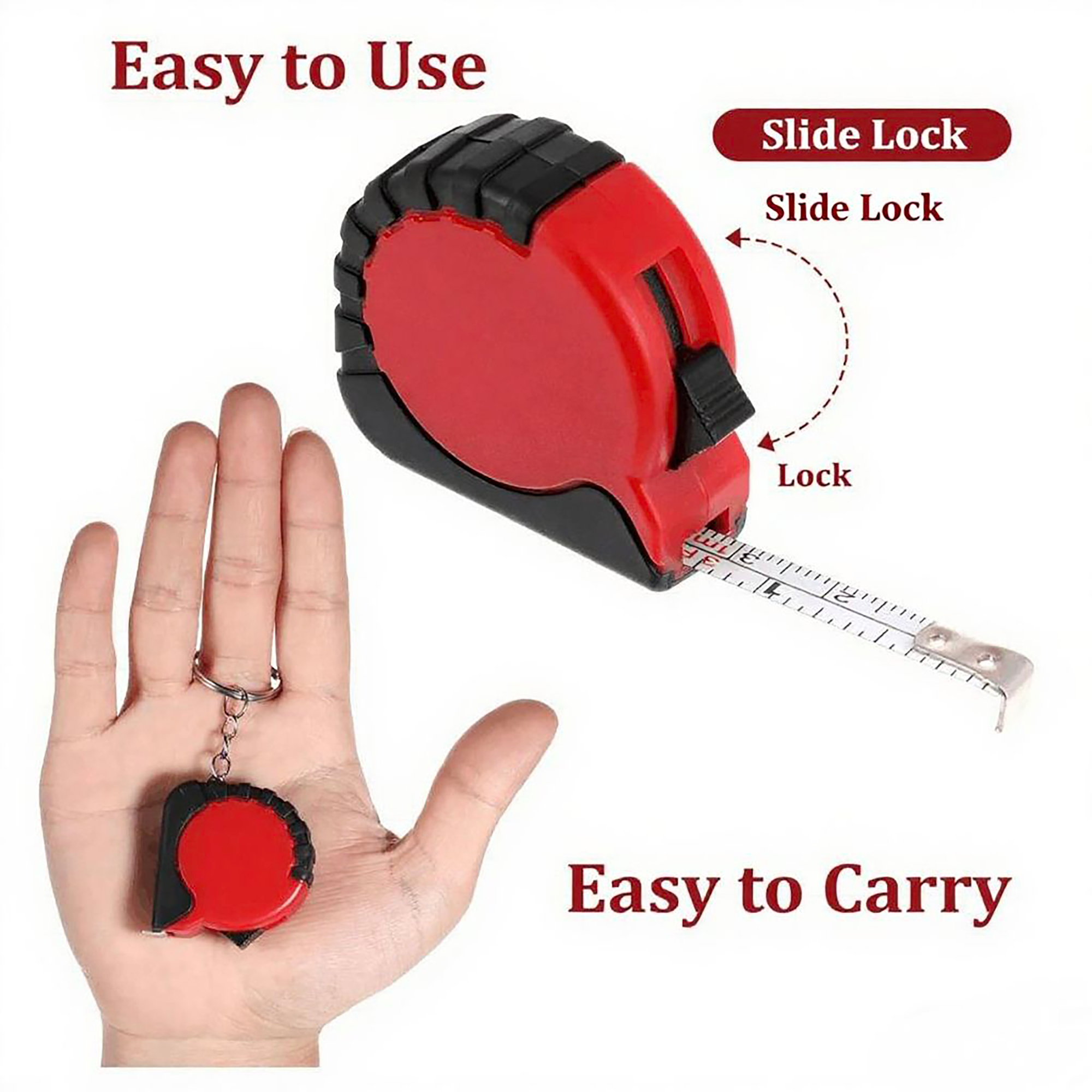 Tape Measure Keychain 4