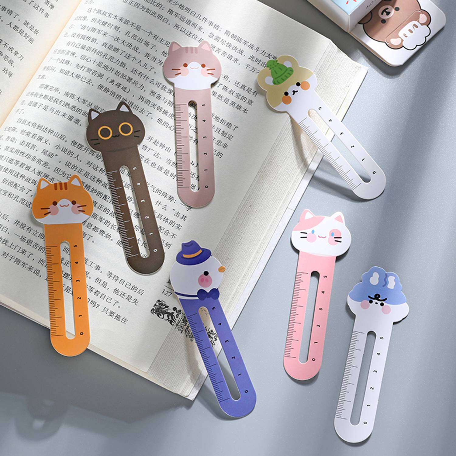 Cute Little Animal Children's Creative Cartoon Bookmark 4