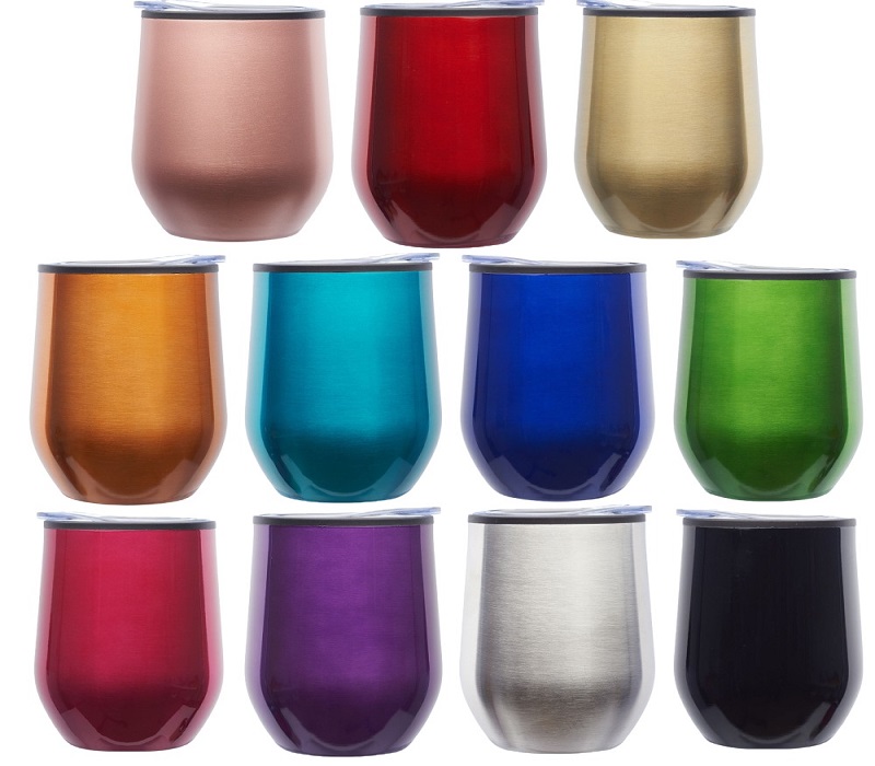 Double Wall Stainless Steel Tumbler, 12 oz. 4