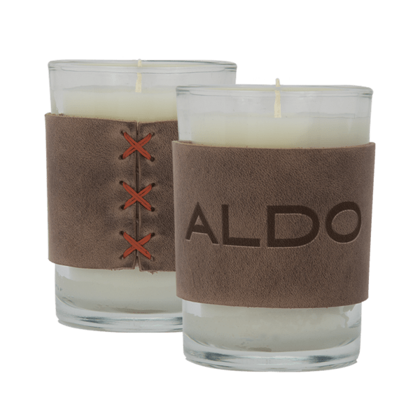 Harper 8 oz. Leather Wrapped Candle 64