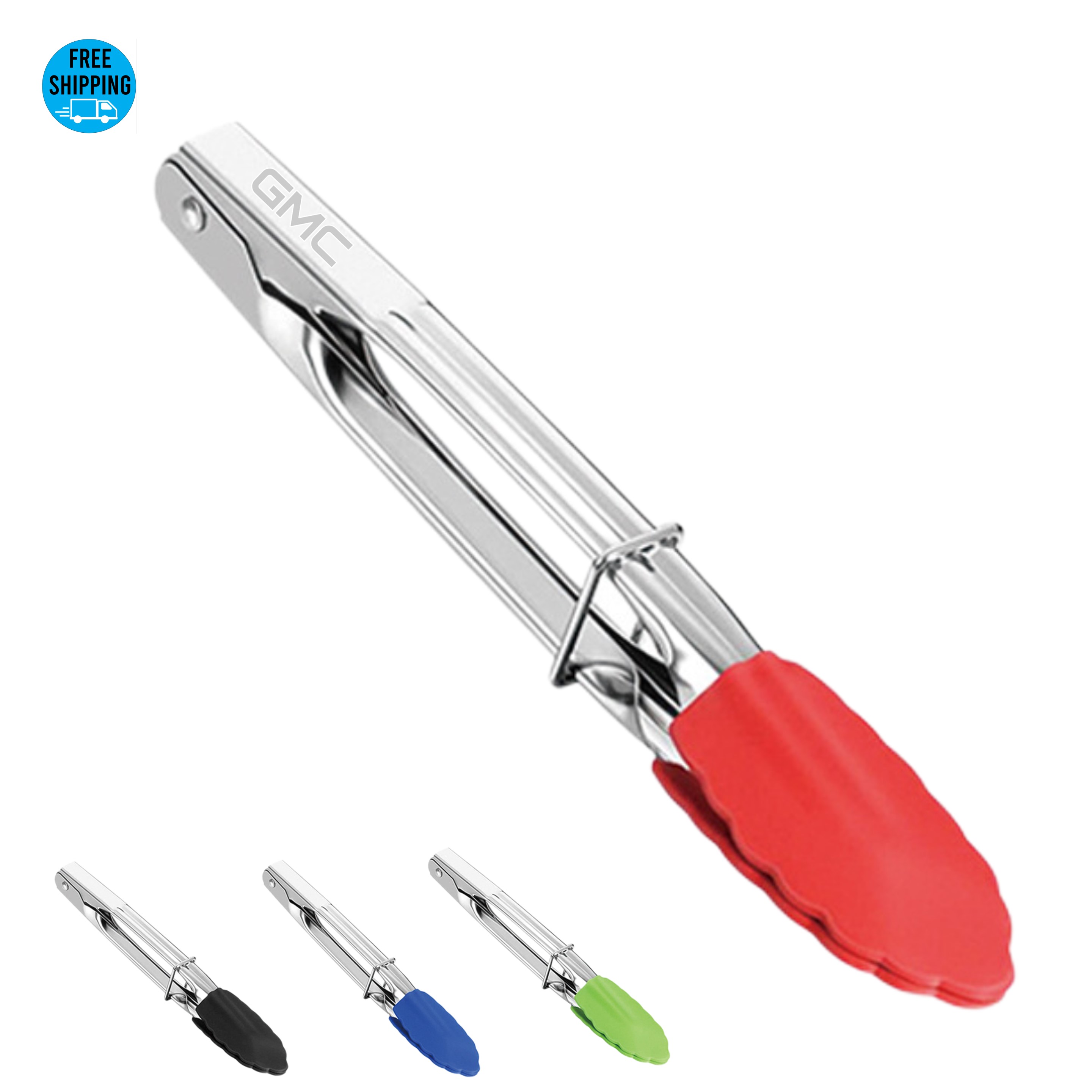 7" Tong with Silicone Head 3