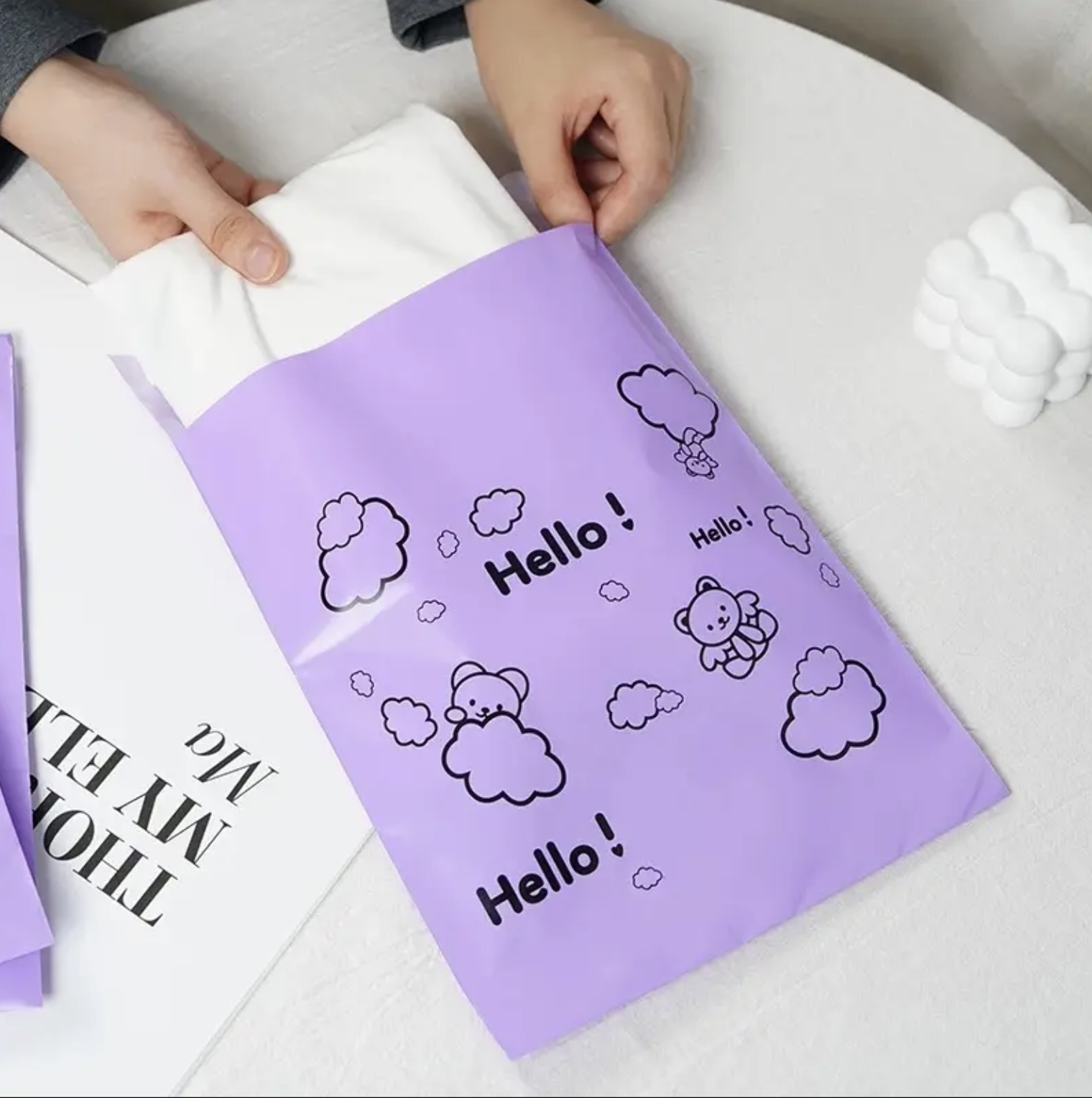 Express Clothing Packaging Self-Adhesive Poly mailer Plastic Waterproof Shipping Courier Mailer bag 2