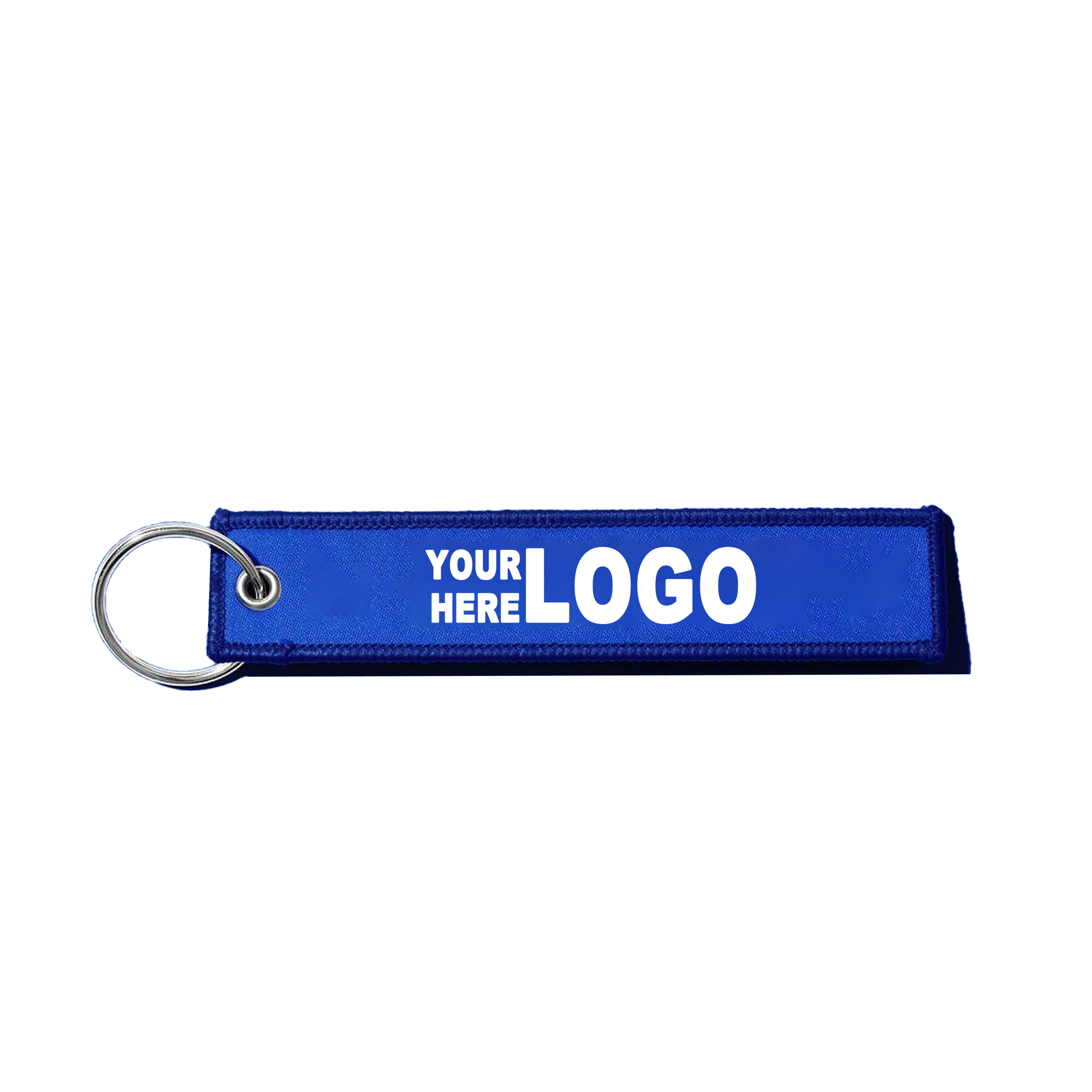 Full-Color Branded Embroidery Keychain 1