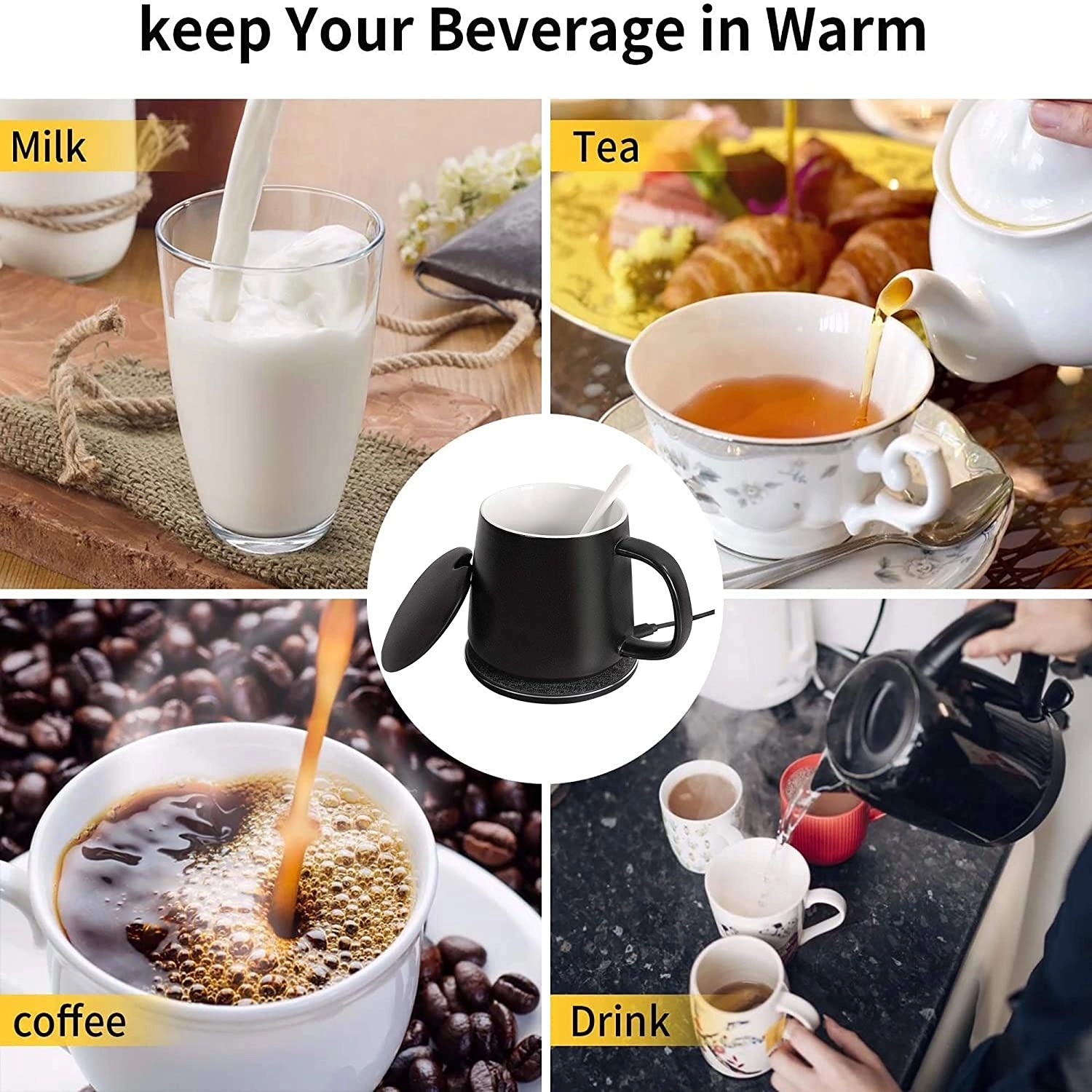 Coffee Mug Warmer Wireless Charger 1